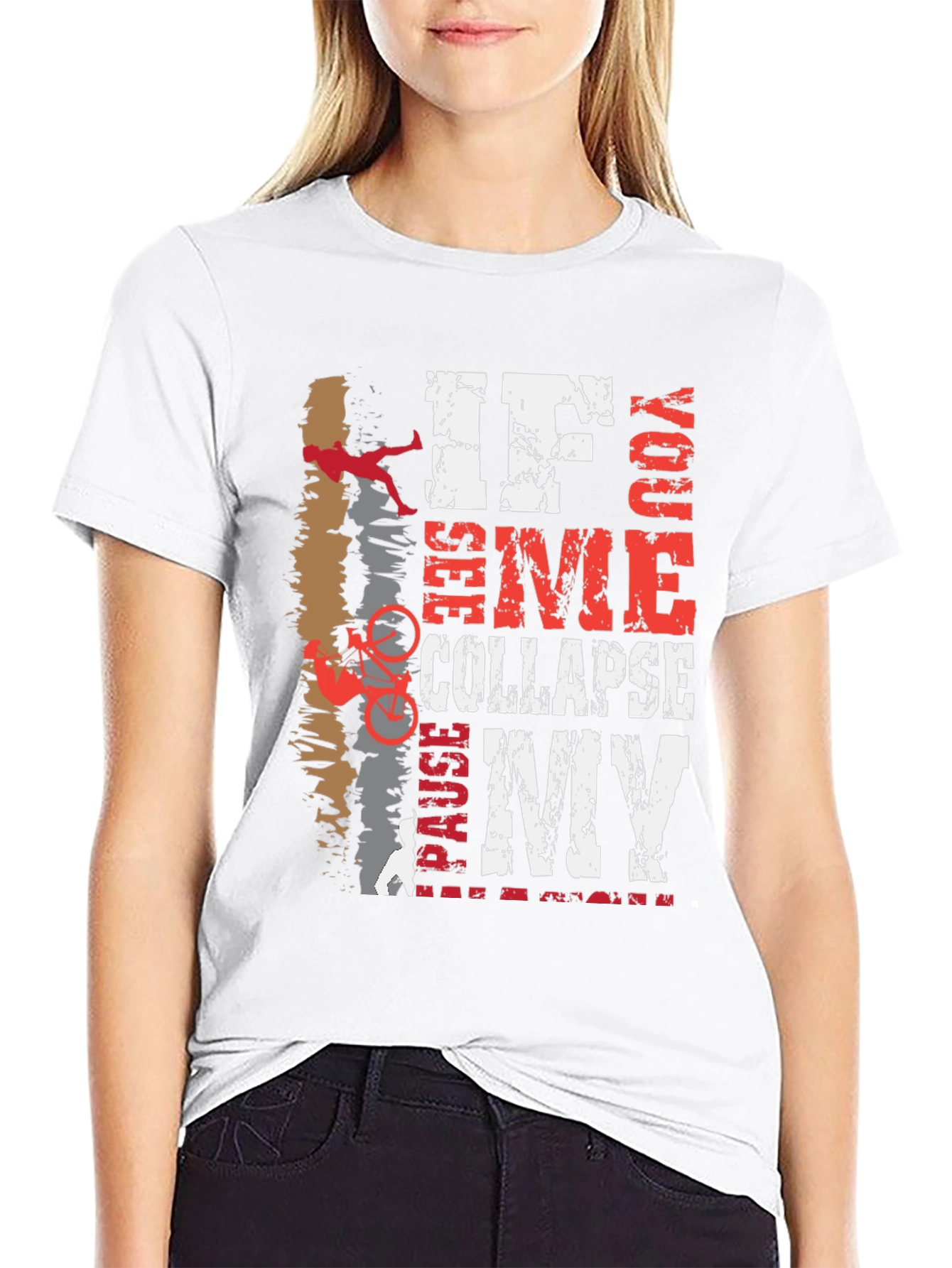If I Collapse See You Pause My Cycling T-Shirt
