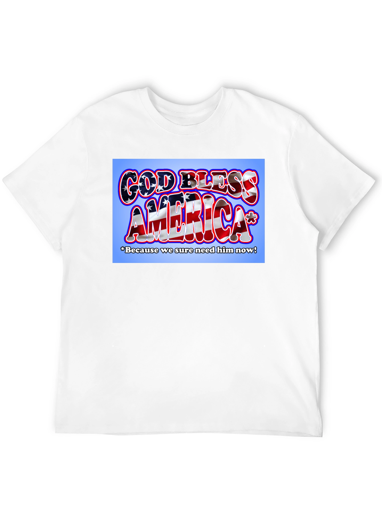 God Bless America Patriotic Graphic Tee