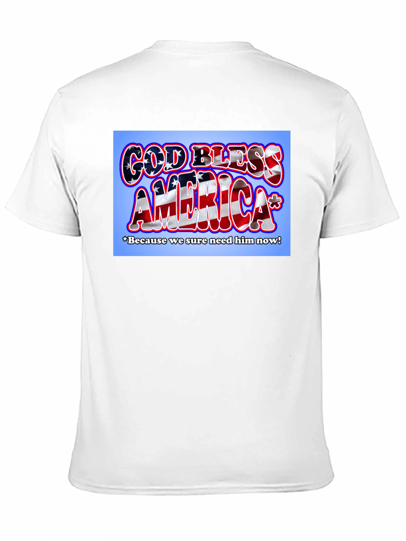 God Bless America Patriotic Graphic Tee