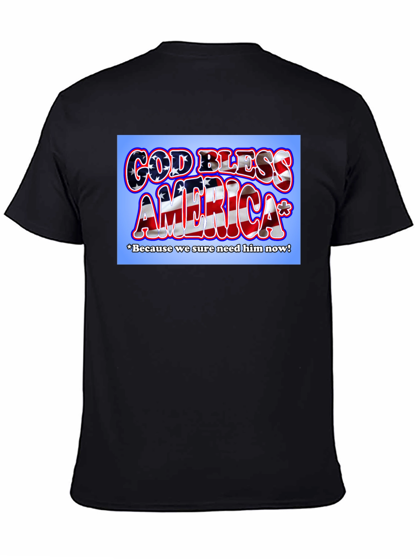 God Bless America Patriotic Graphic Tee