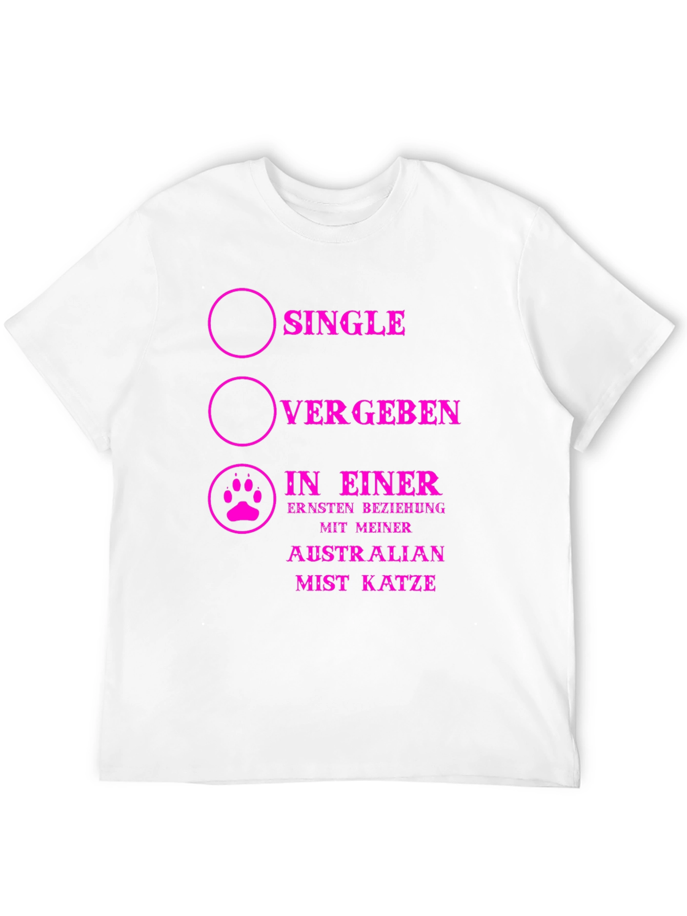 Single Taken Cat Lover T-Shirt
