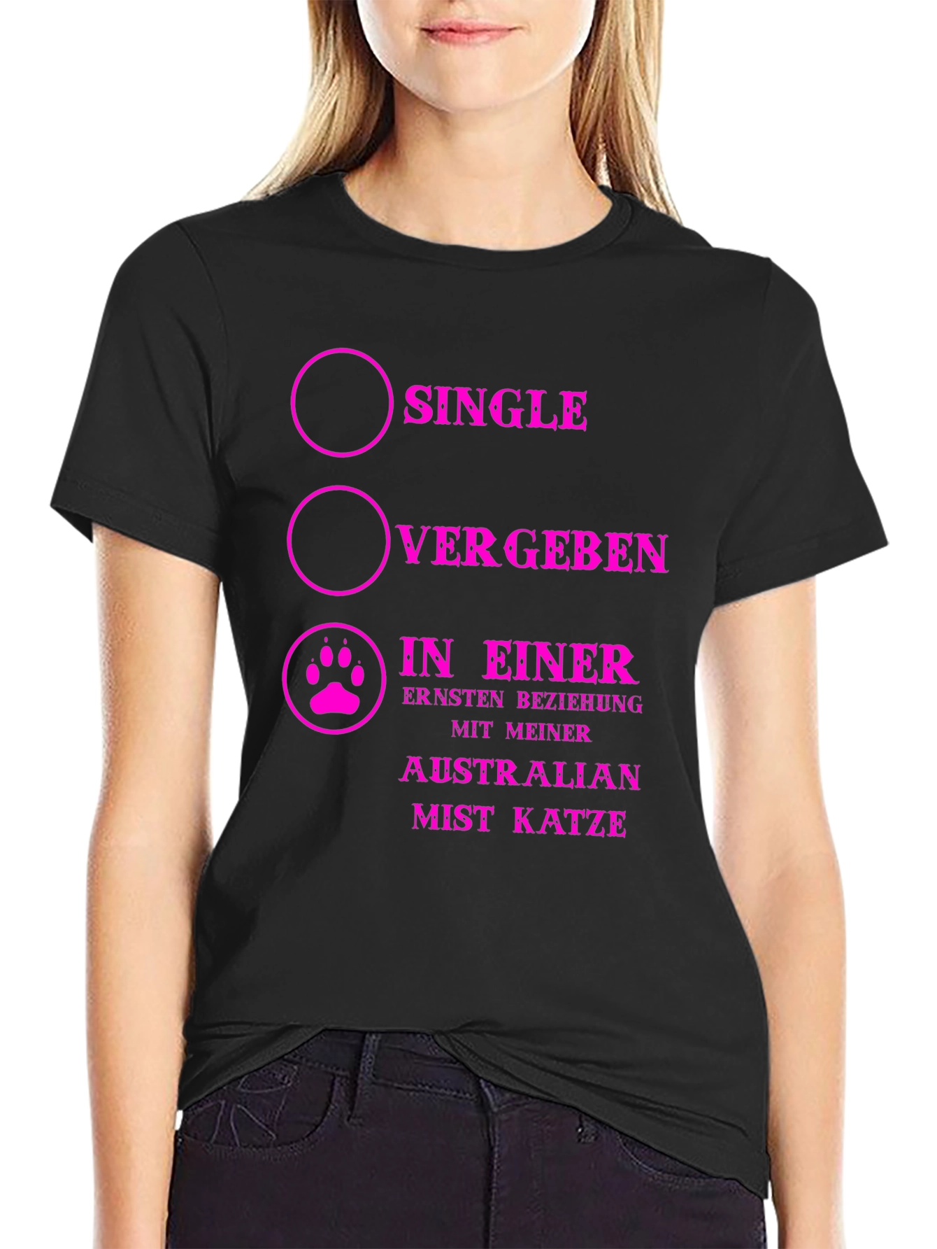 Single Taken Cat Lover T-Shirt