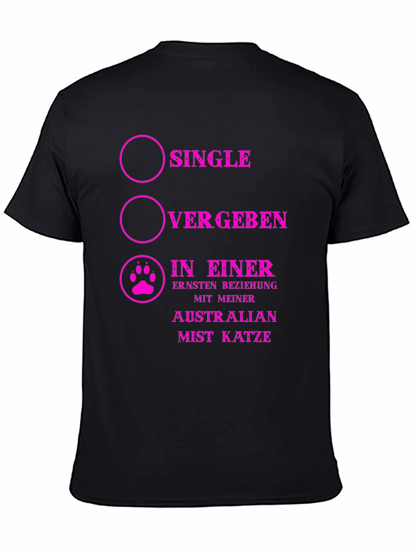 Single Taken Cat Lover T-Shirt
