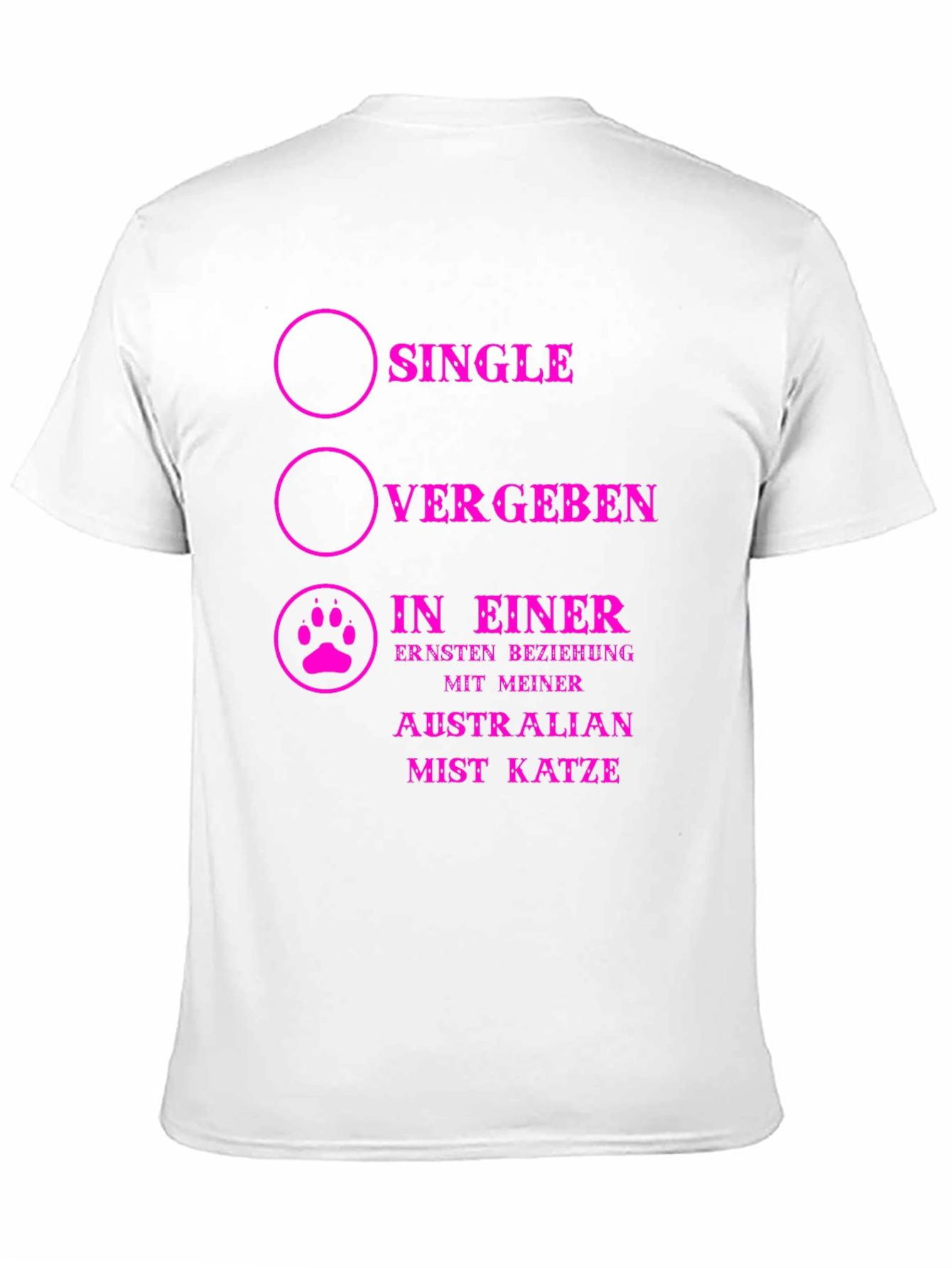 Single Taken Cat Lover T-Shirt