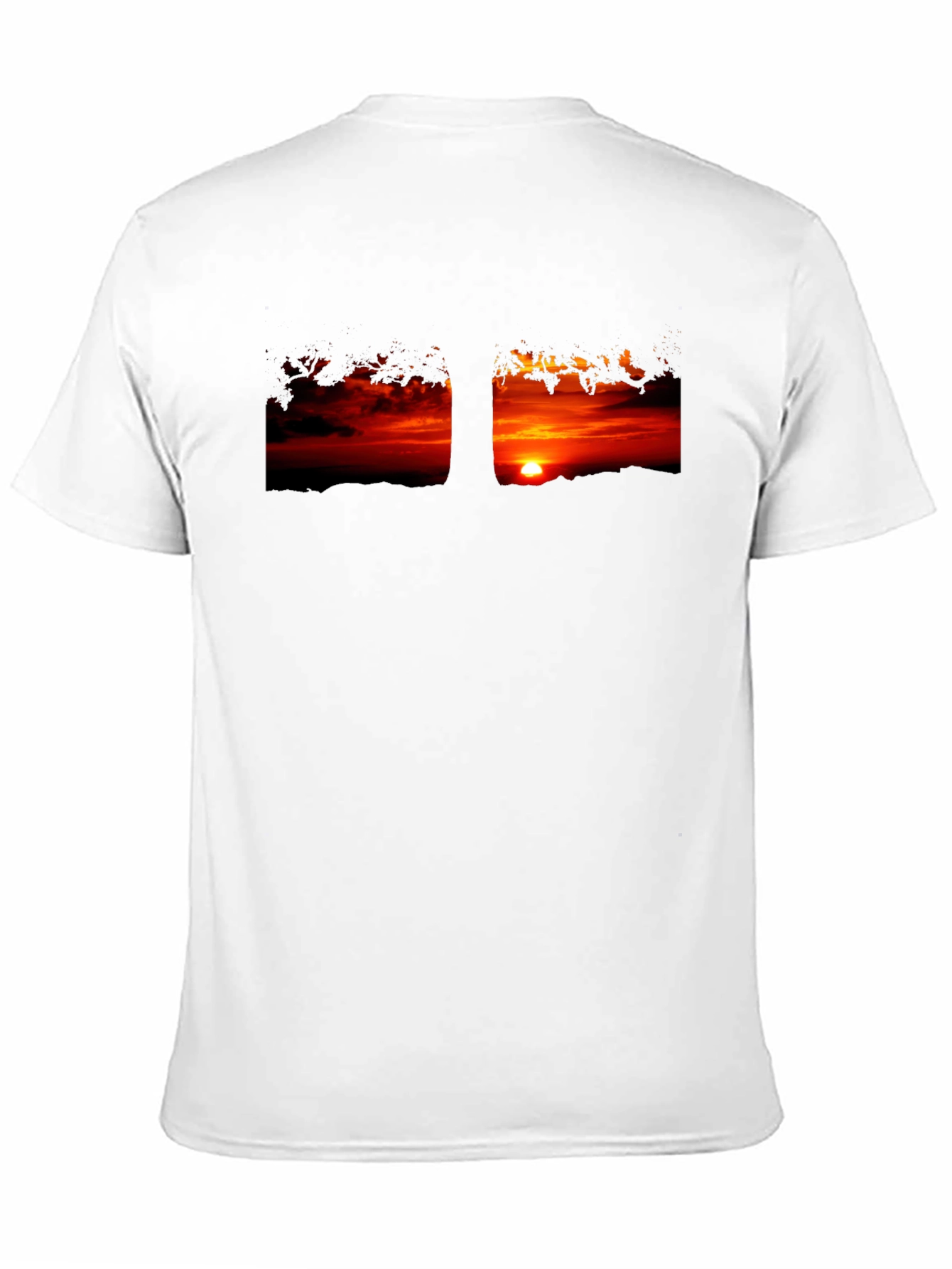 Sunset Graphic Black Tee - Stylish Casual Wear