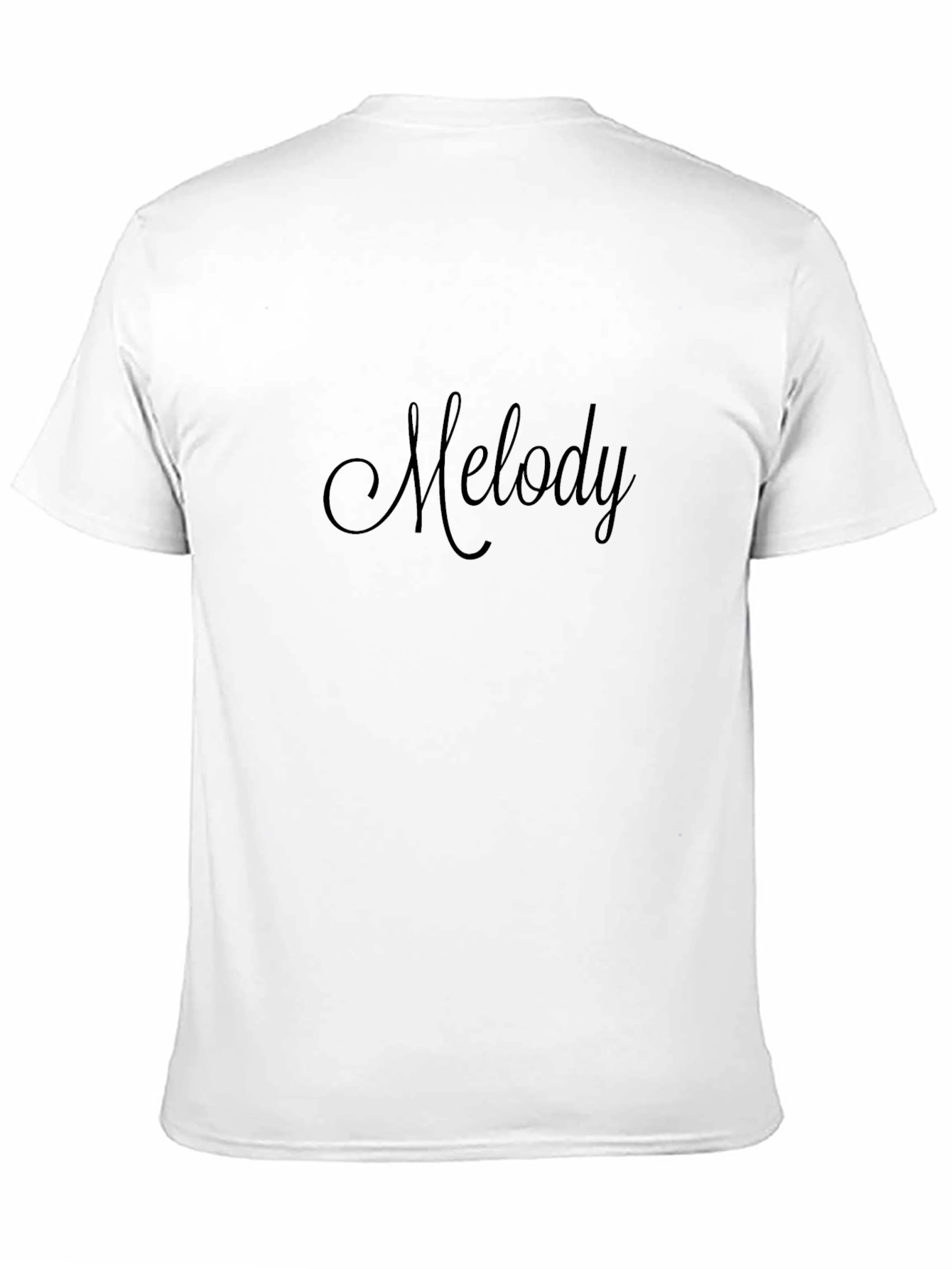 Melody Script Black T-Shirt