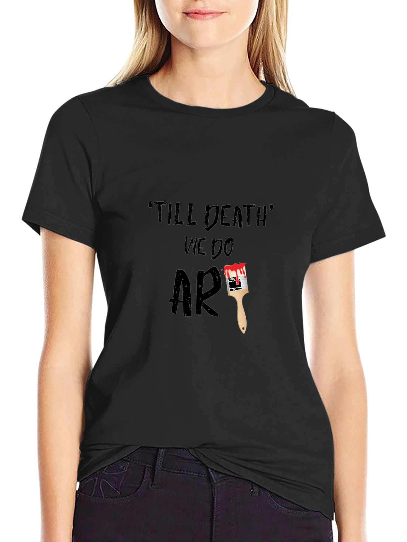 Till Death We Do Art Graphic Tee