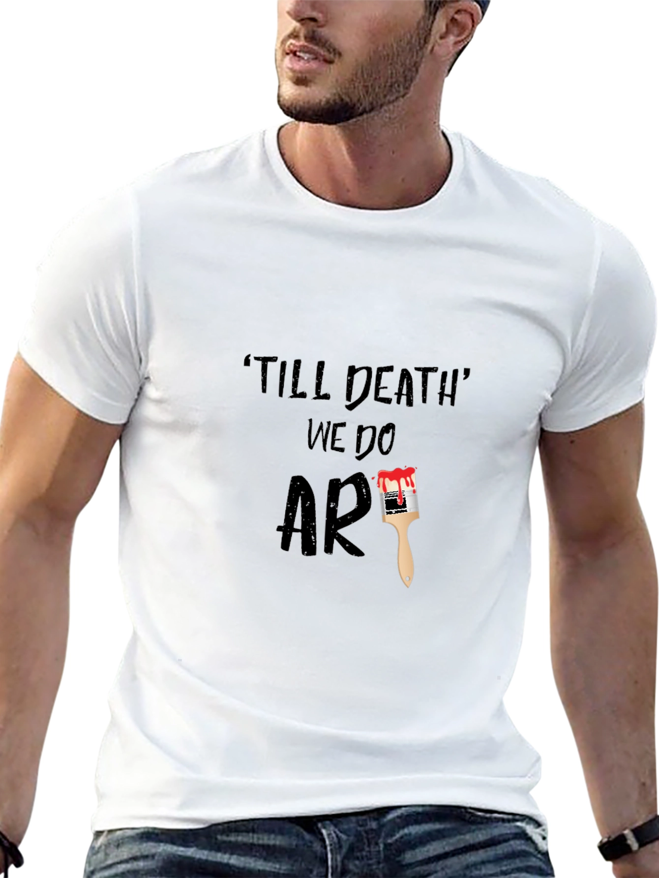 Till Death We Do Art Graphic Tee