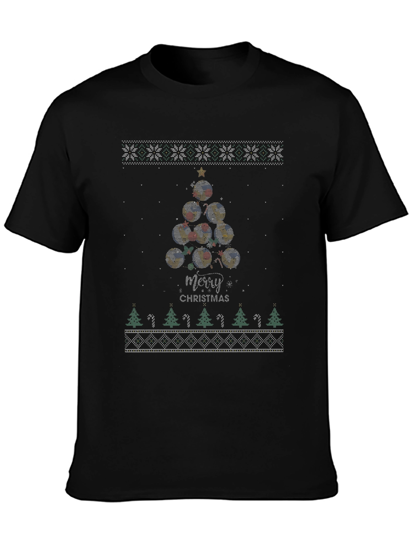Novelty Christmas Tree Ornament T-Shirt