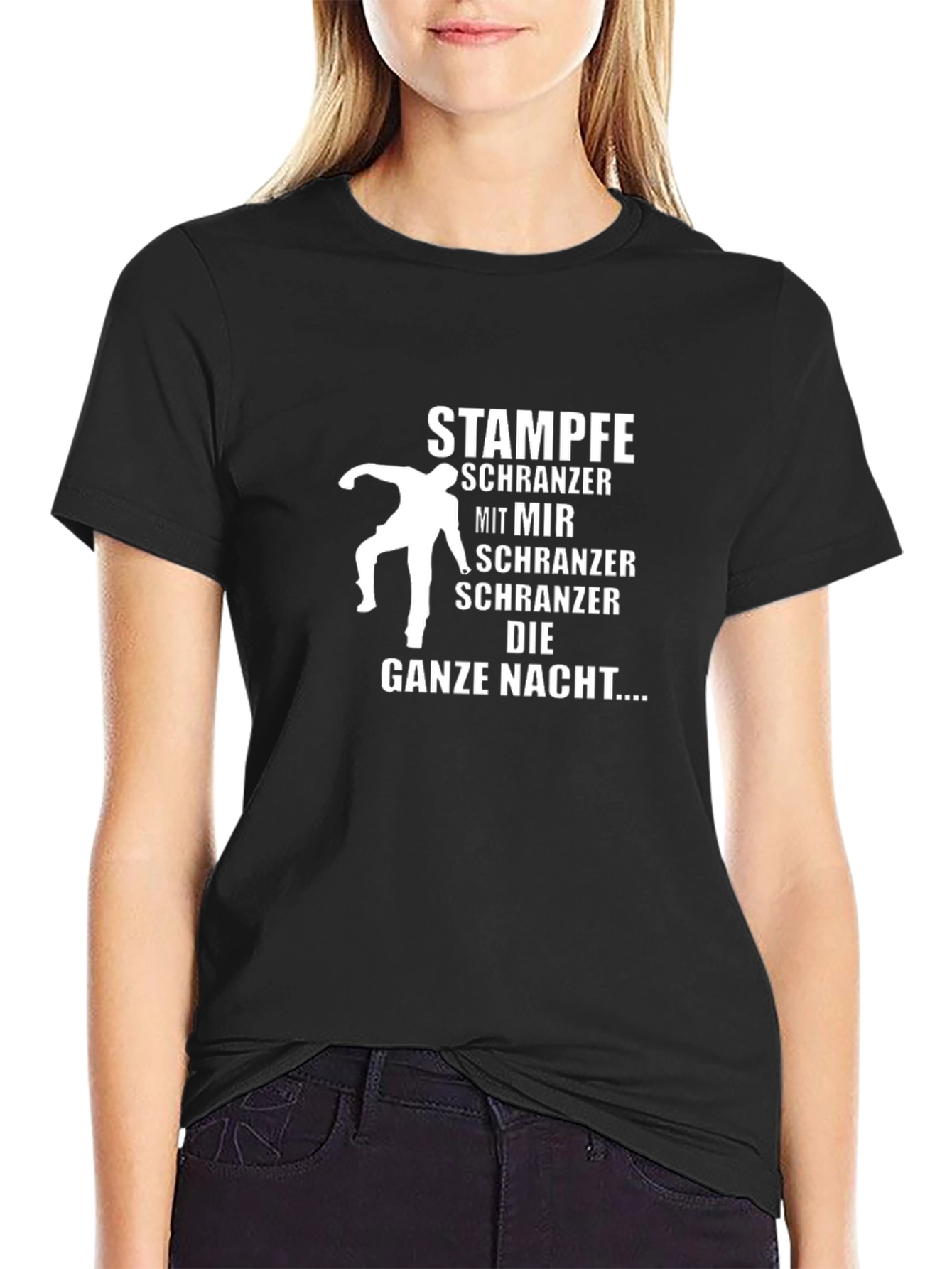 Schranzer Stamper Black Graphic Tee