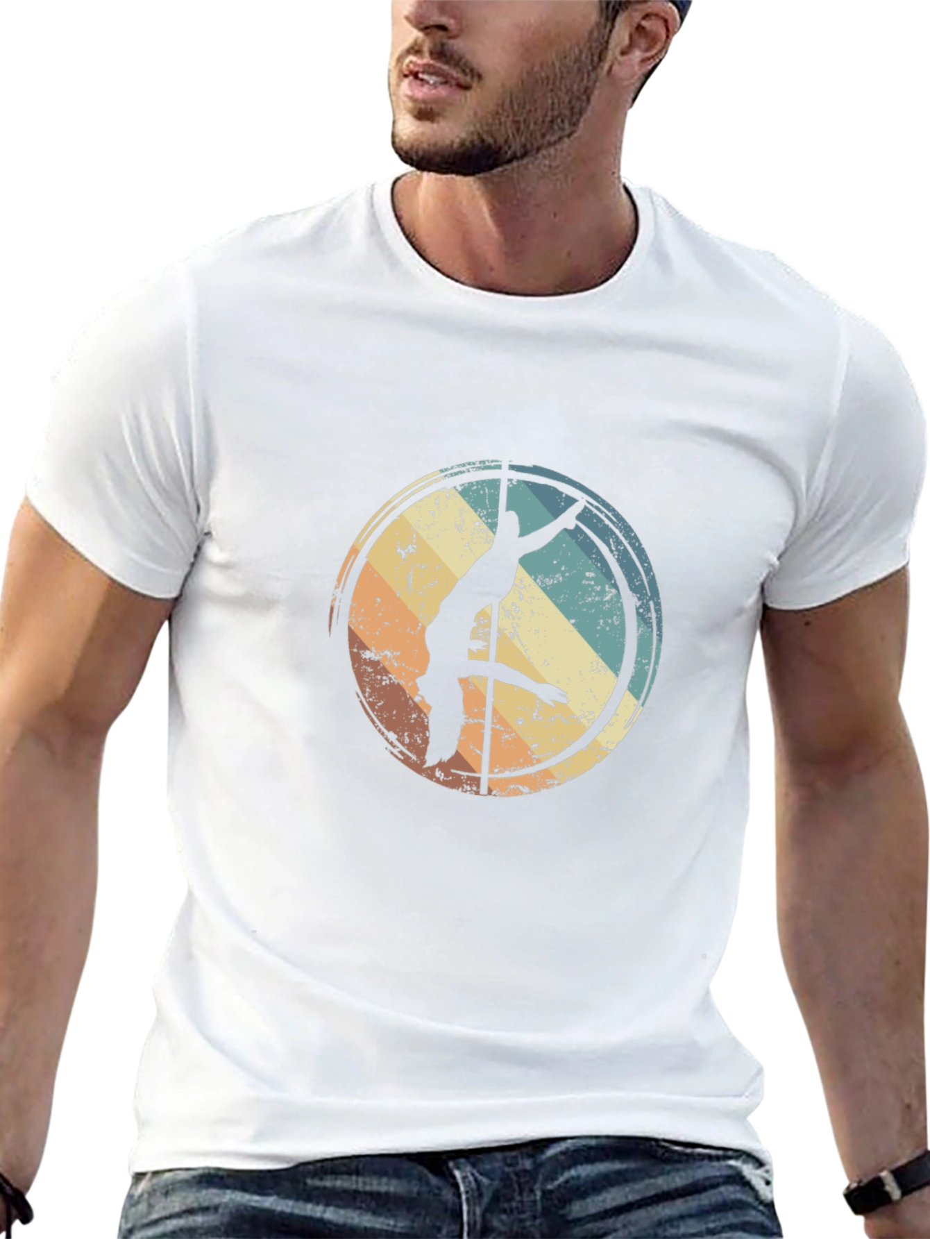 Retro Pole Dancer Graphic Tee