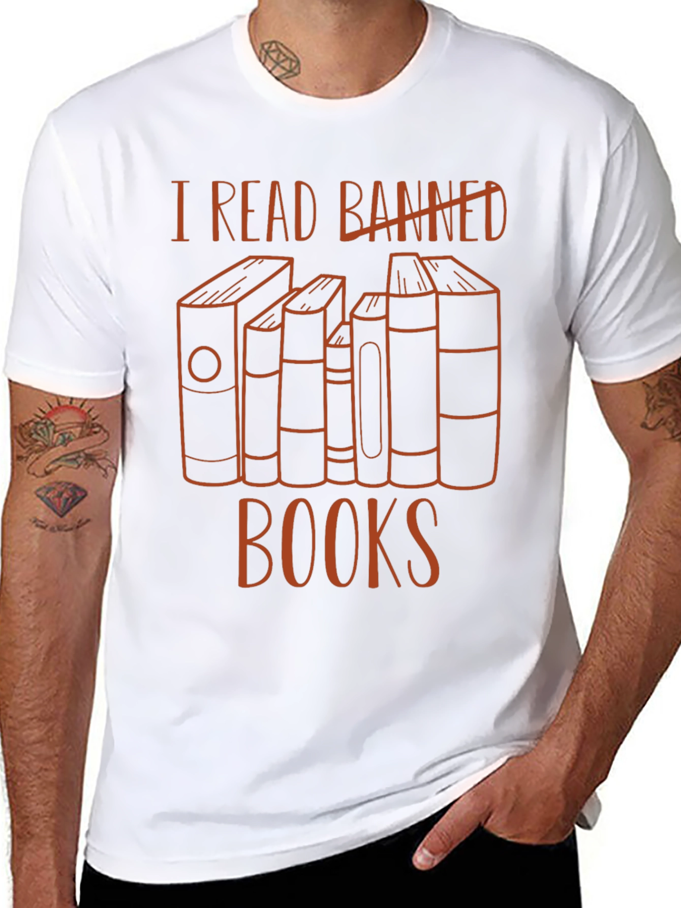 I Read Banned Books Graphic T-Shirt