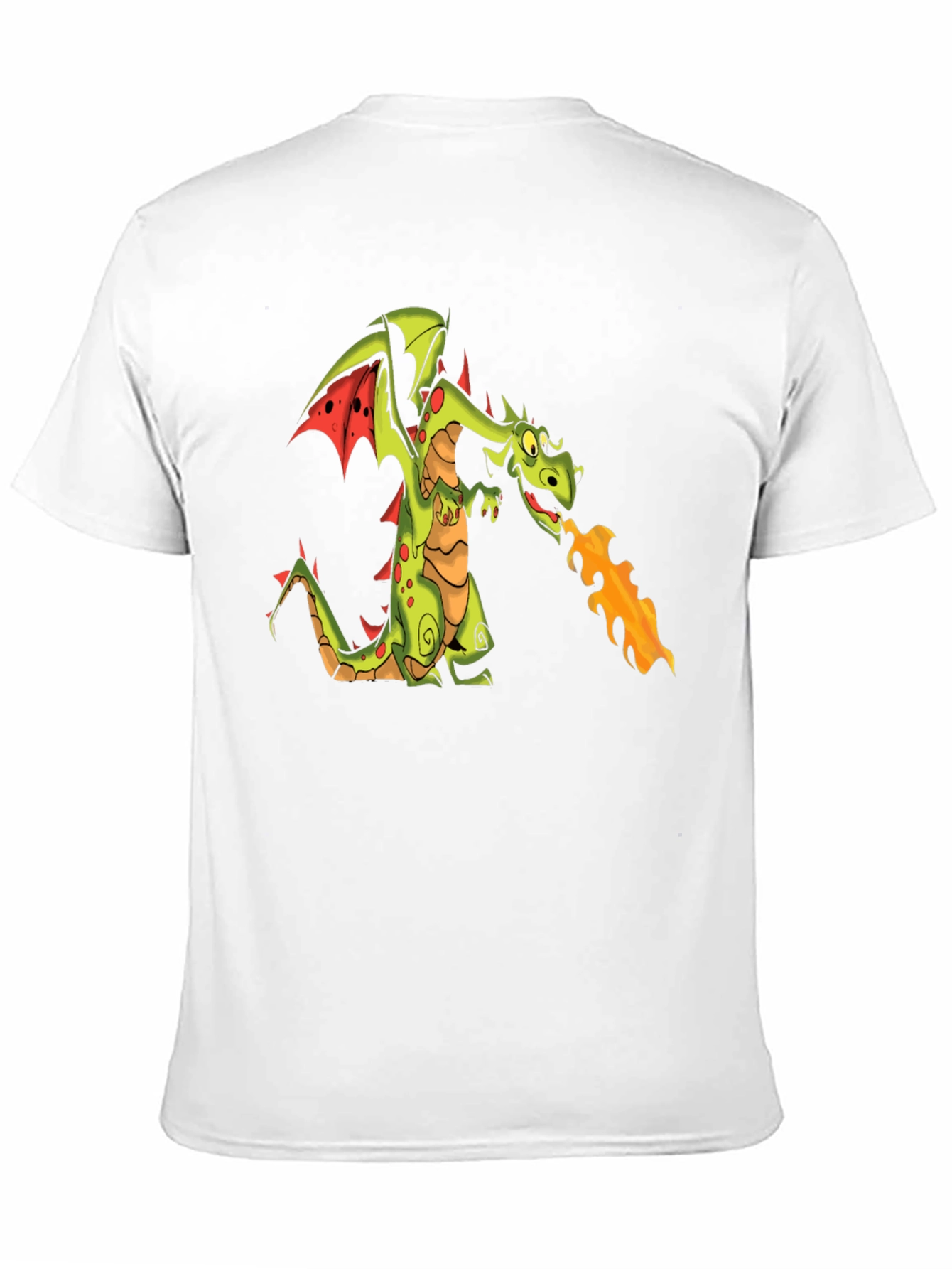 Black T-Shirt with Dragon Graphic