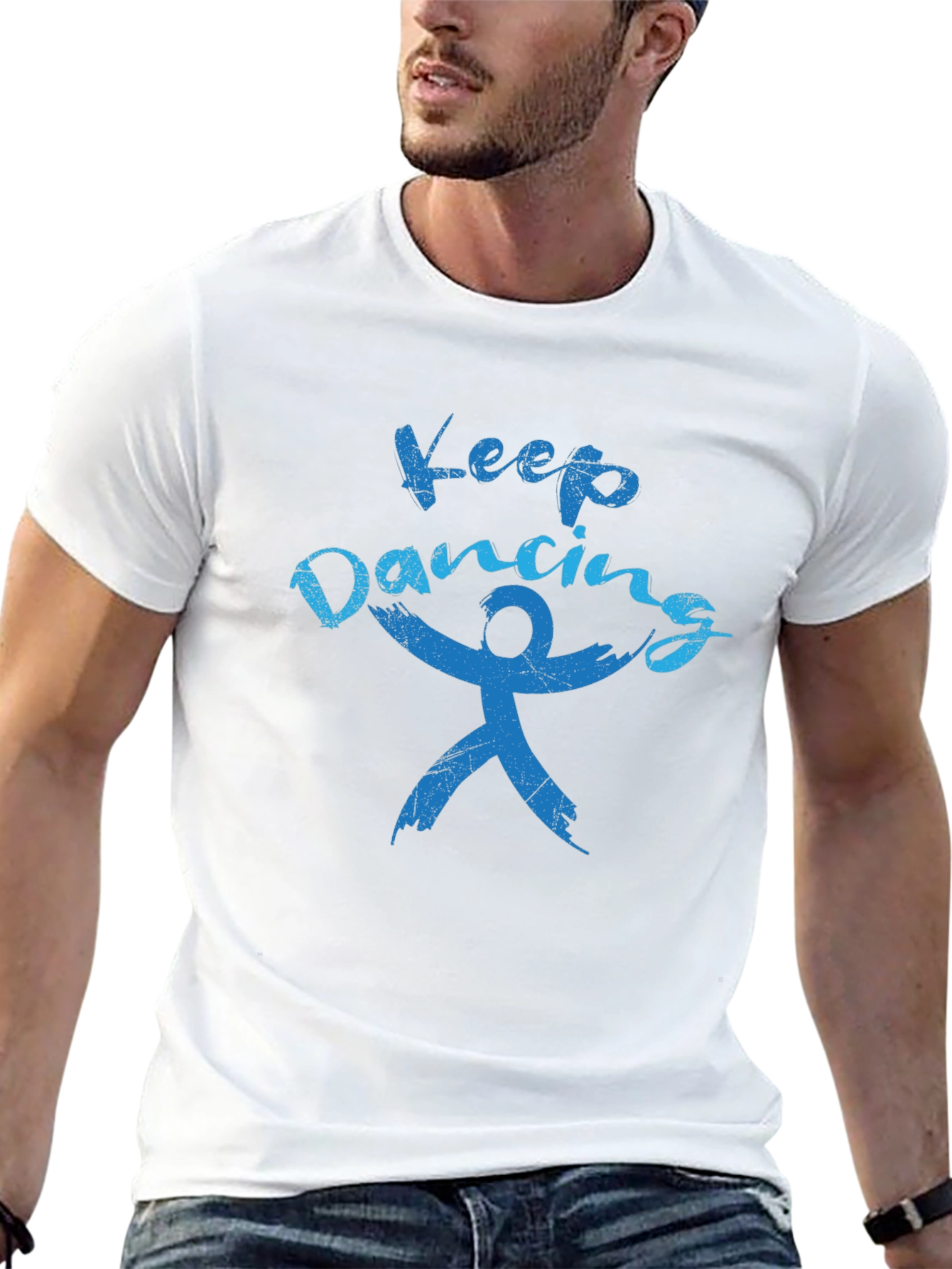 Keep Dancing Black T-Shirt Graphic Tee