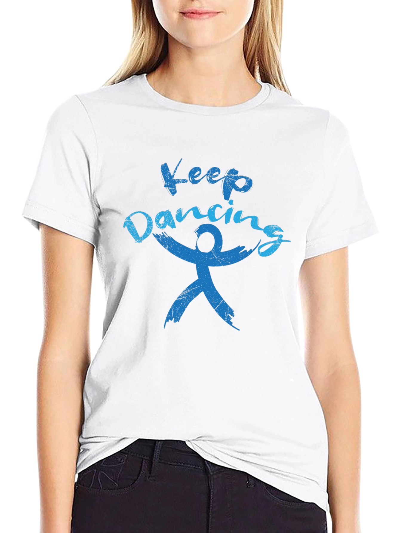 Keep Dancing Black T-Shirt Graphic Tee