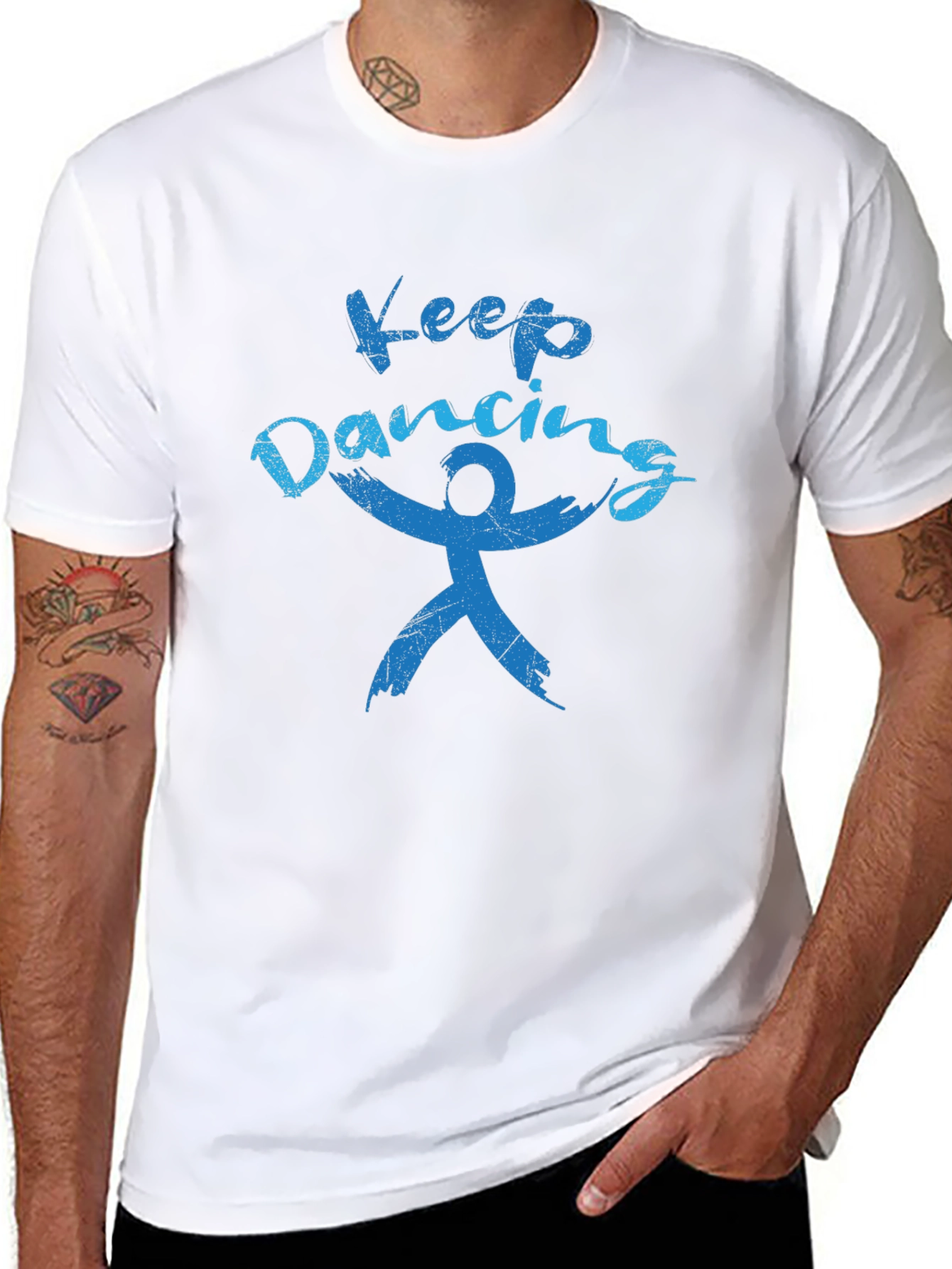 Keep Dancing Black T-Shirt Graphic Tee