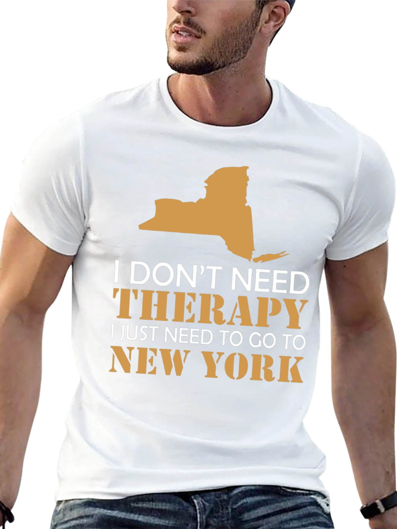 New York Therapy Graphic T-Shirt