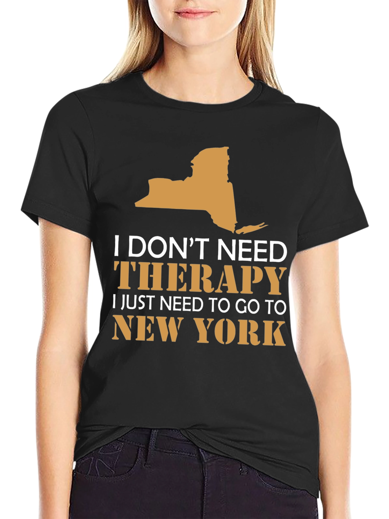 New York Therapy Graphic T-Shirt