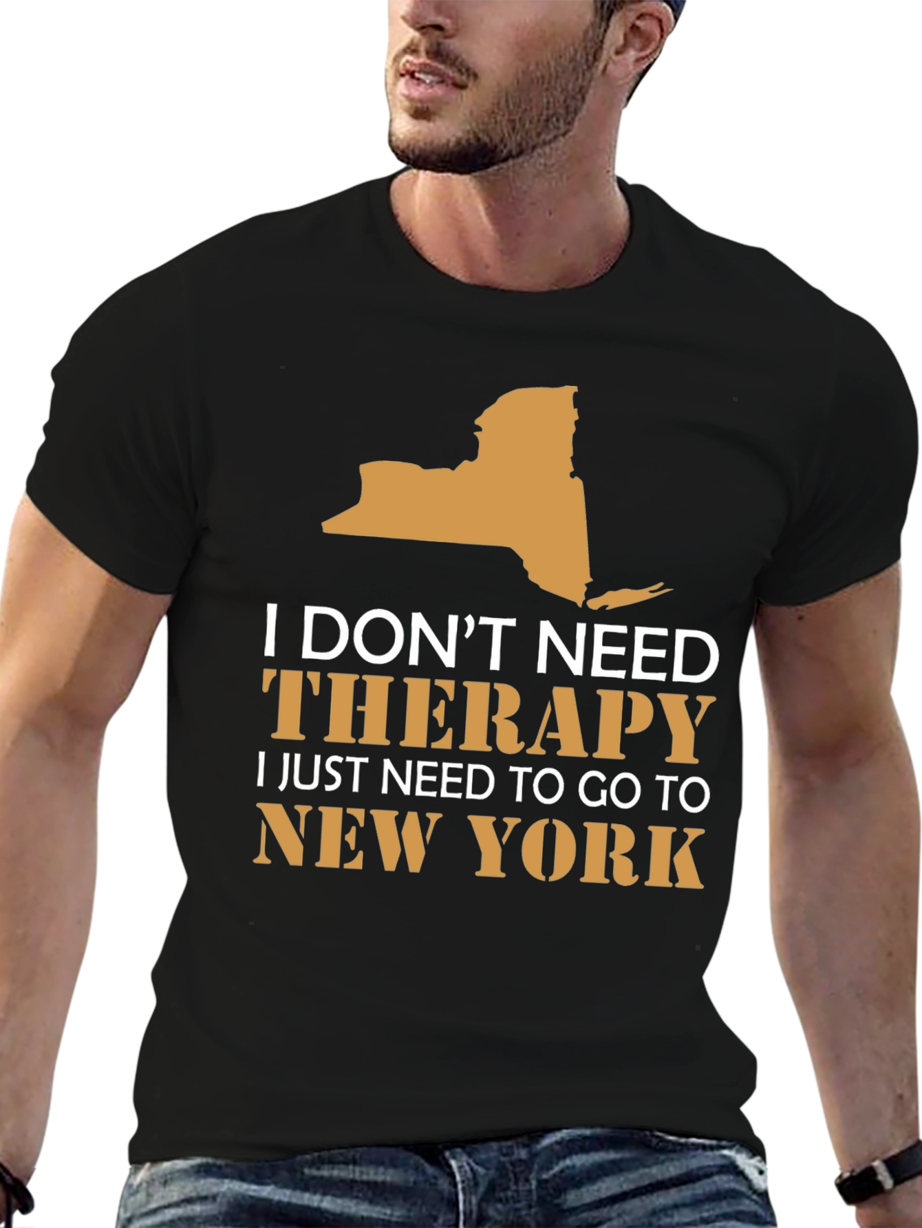 New York Therapy Graphic T-Shirt