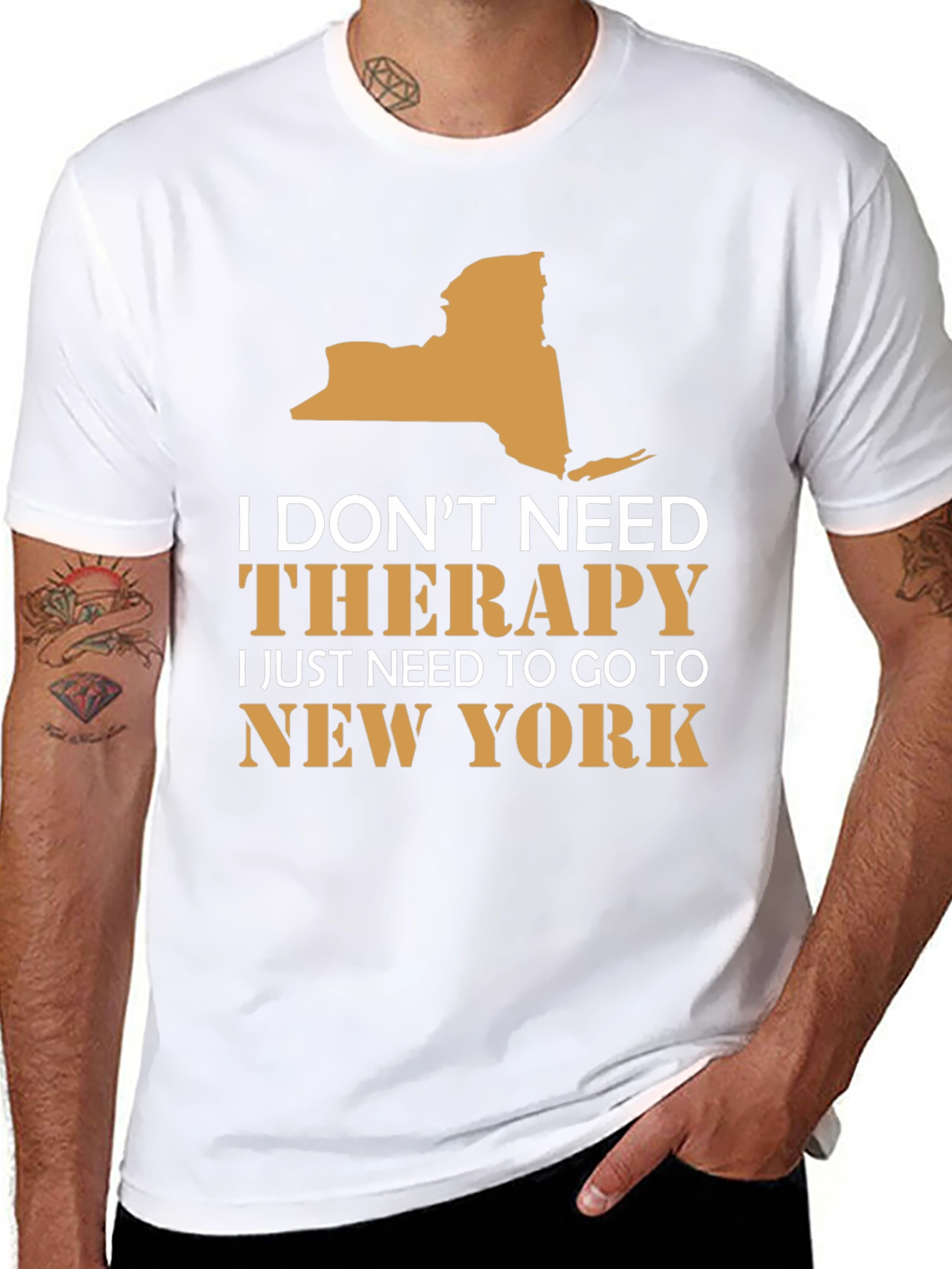New York Therapy Graphic T-Shirt