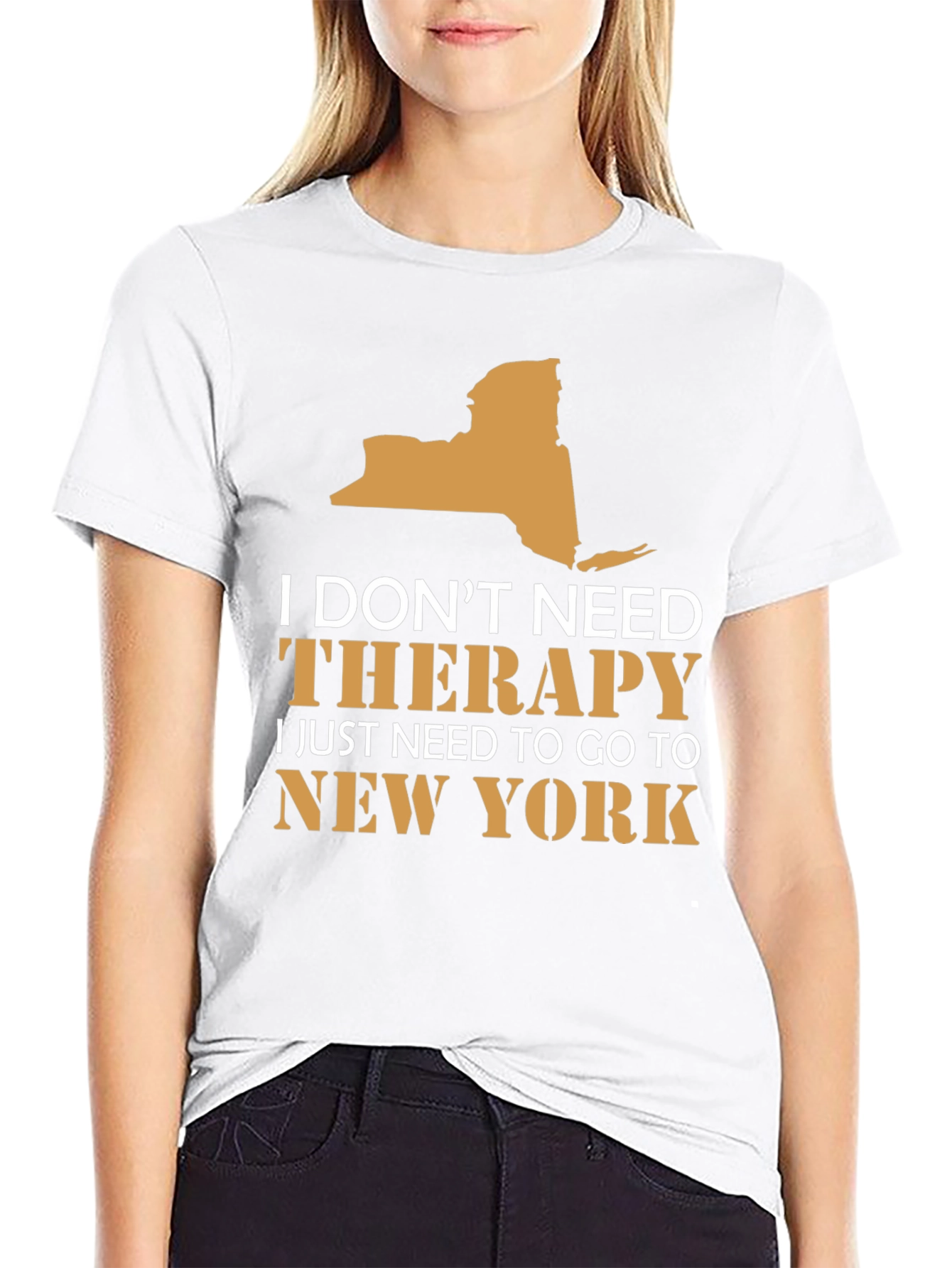 New York Therapy Graphic T-Shirt