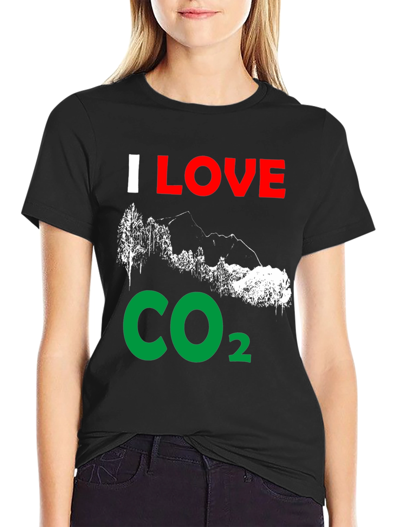 I LOVE CO2 T-Shirt Climate Change Tee