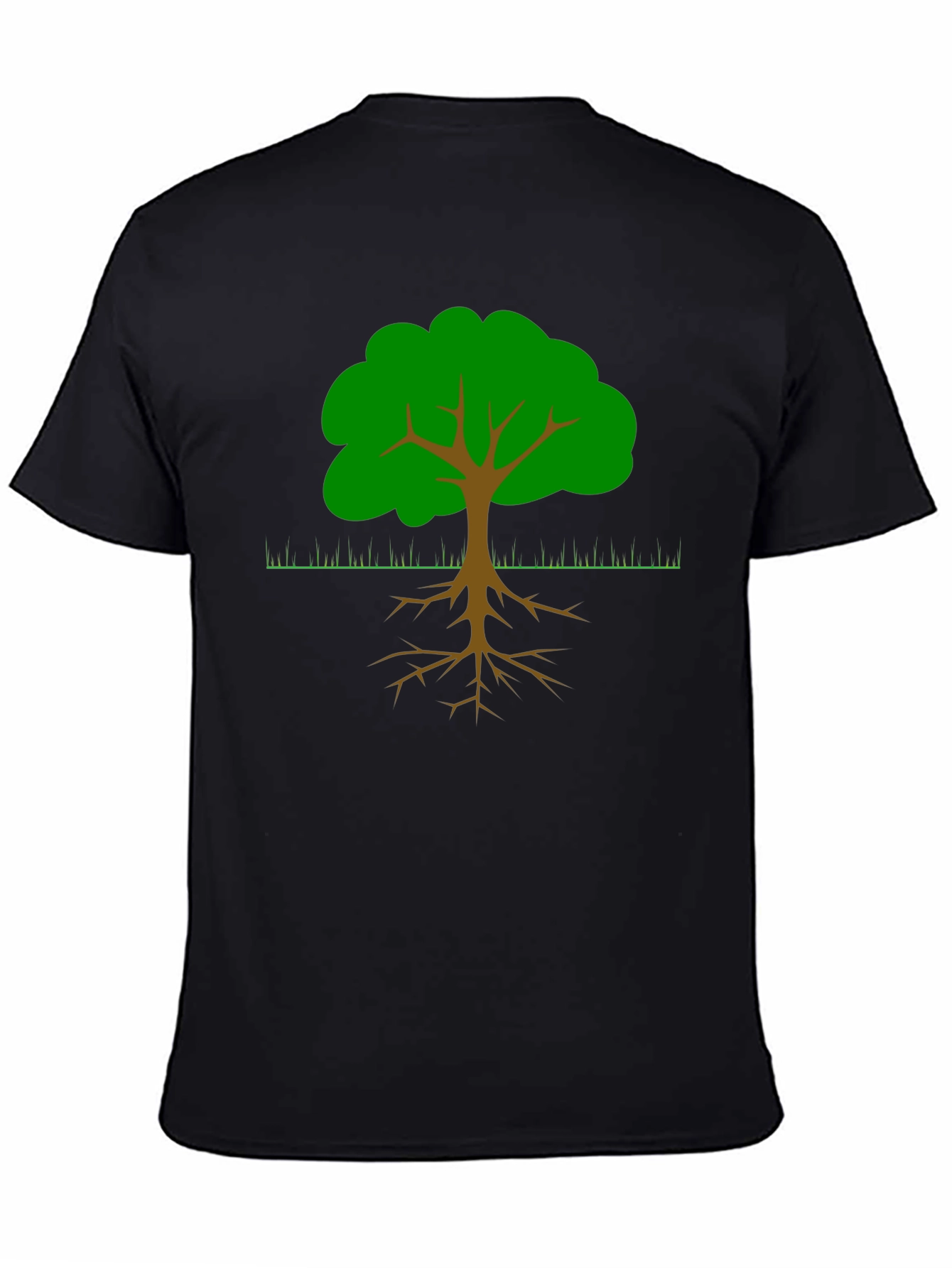 Rooted Tree Graphic Tee - Black