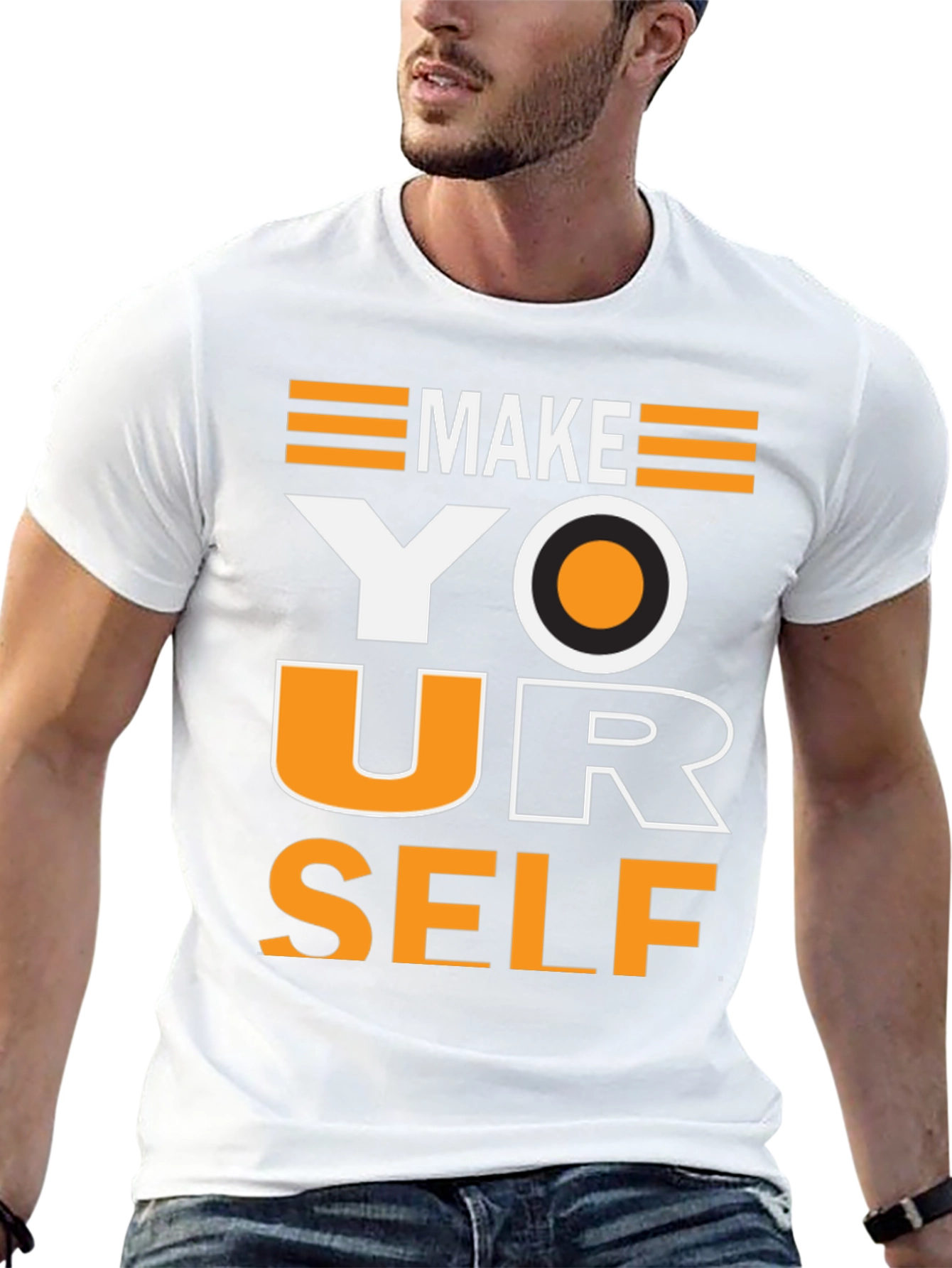 Make Yourself T-Shirt: Motivational Graphic Tee for Men