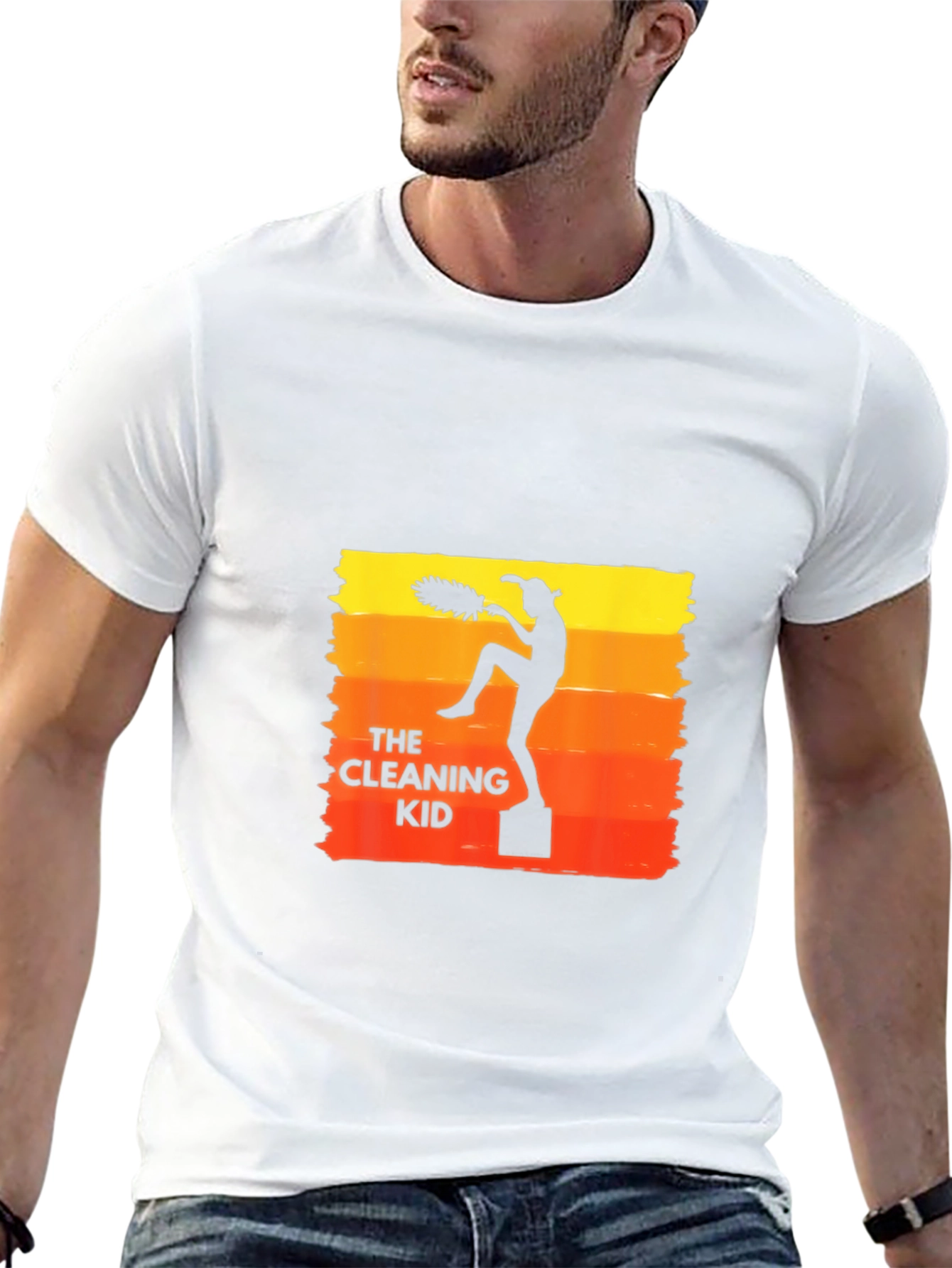 The Cleaning Kid Retro T-Shirt