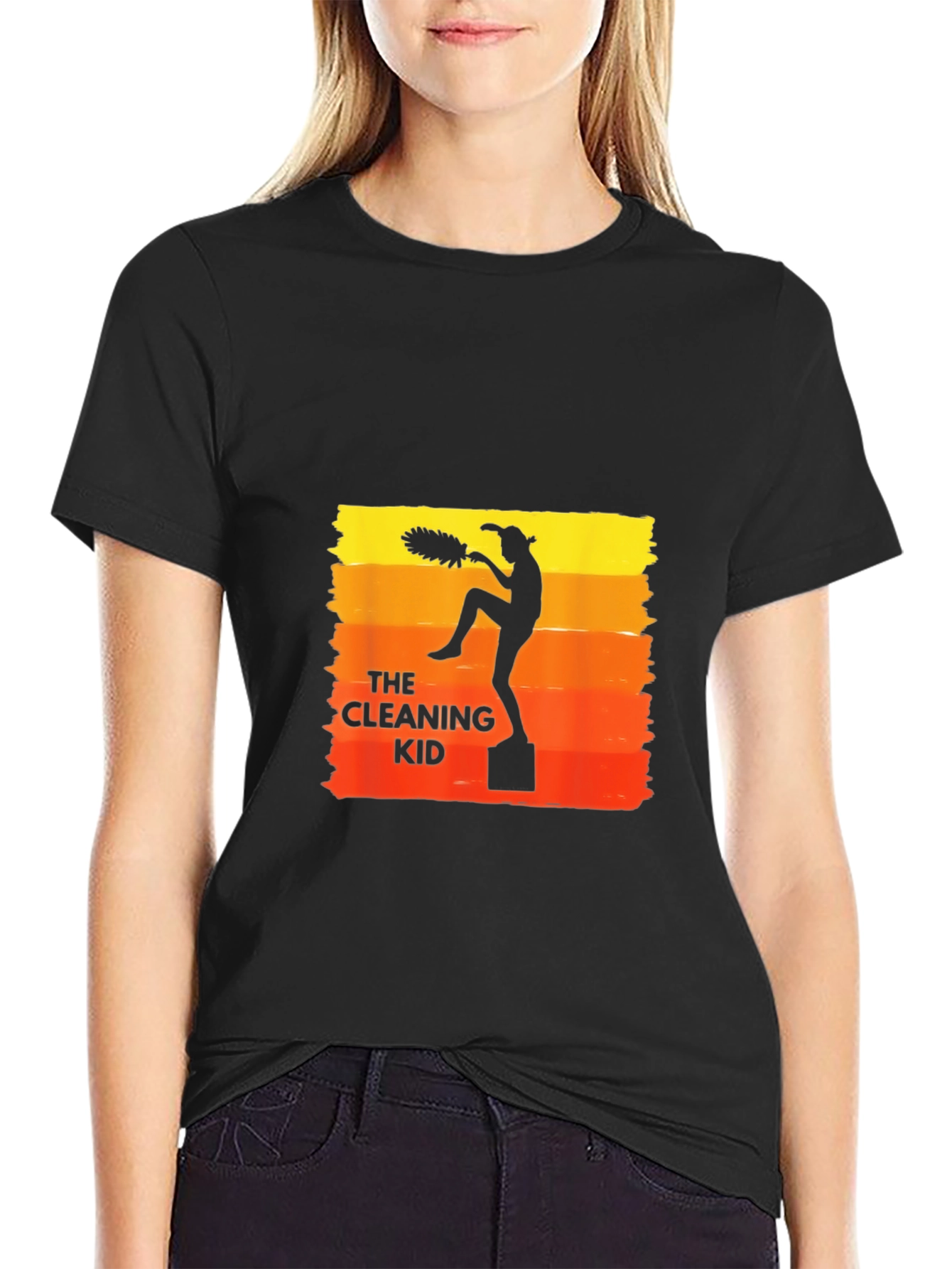 The Cleaning Kid Retro T-Shirt
