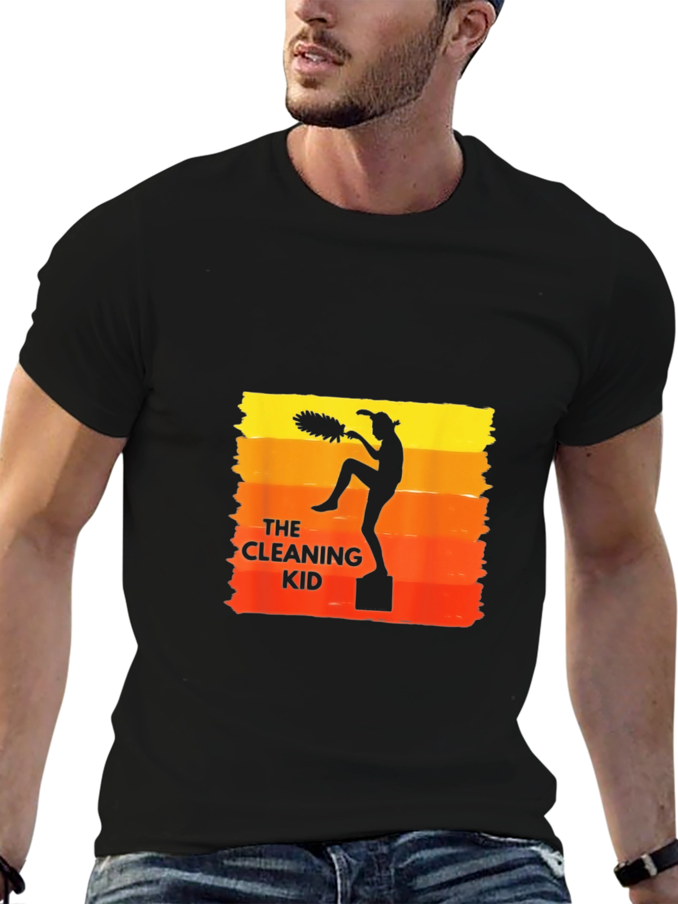 The Cleaning Kid Retro T-Shirt