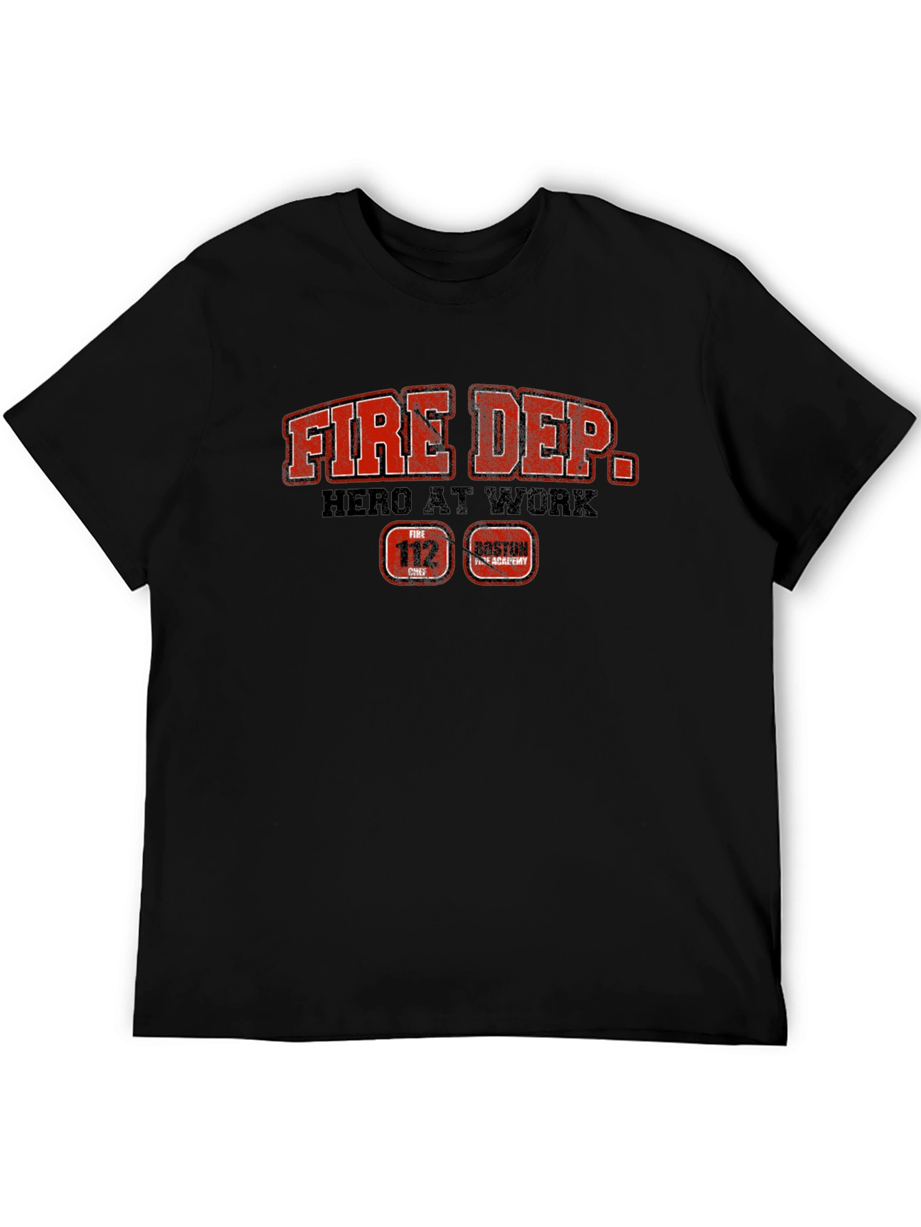 Fire Dept. Hero At Work Graphic T-Shirt