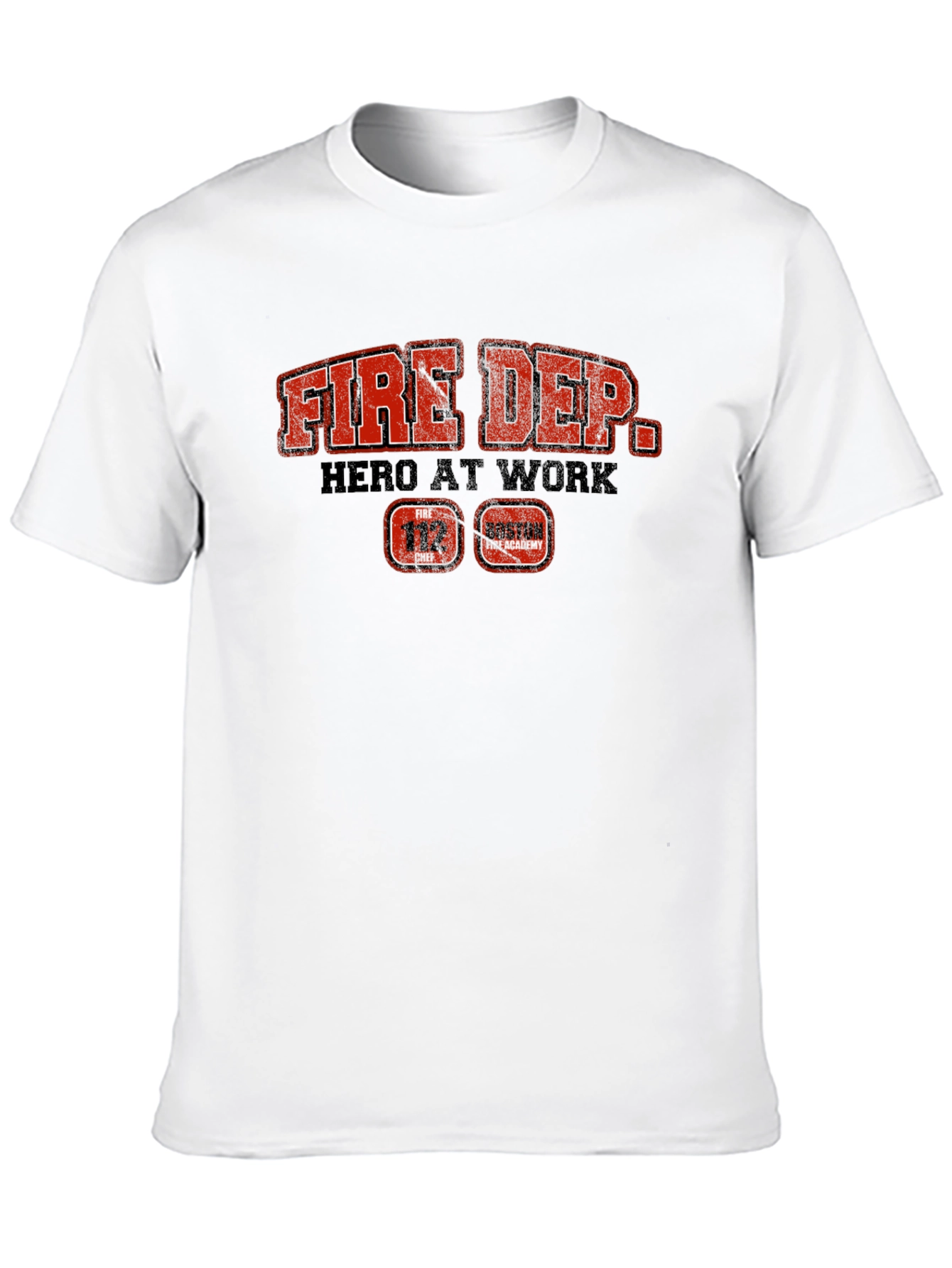 Fire Dept. Hero At Work Graphic T-Shirt