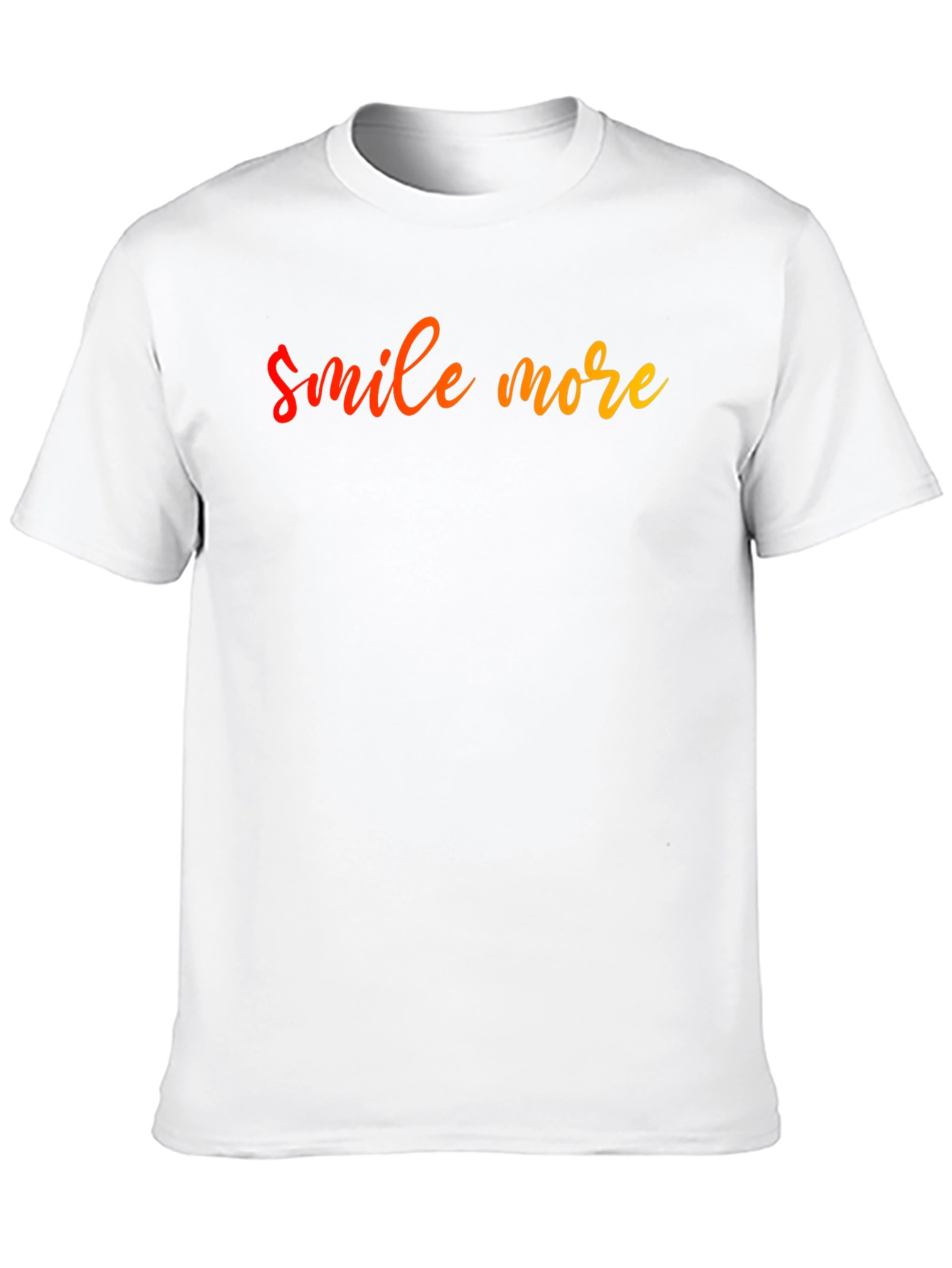 Smile More Graphic Tee - Black