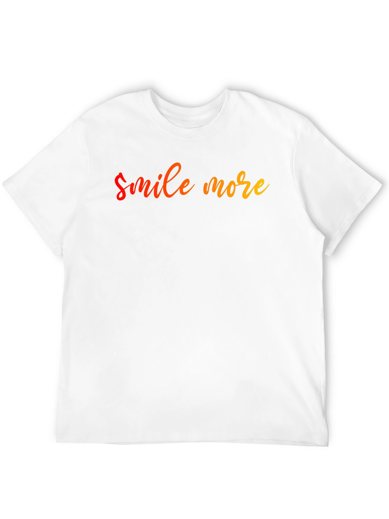 Smile More Graphic Tee - Black