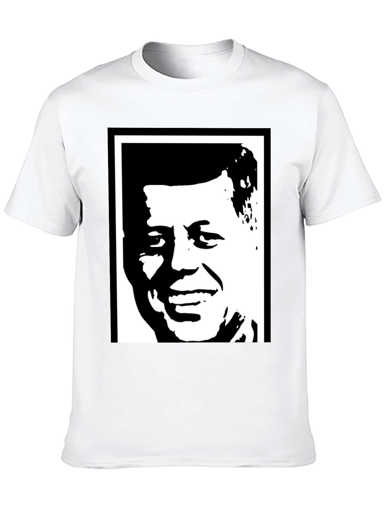 Kennedy Portrait Graphic Tee - Black