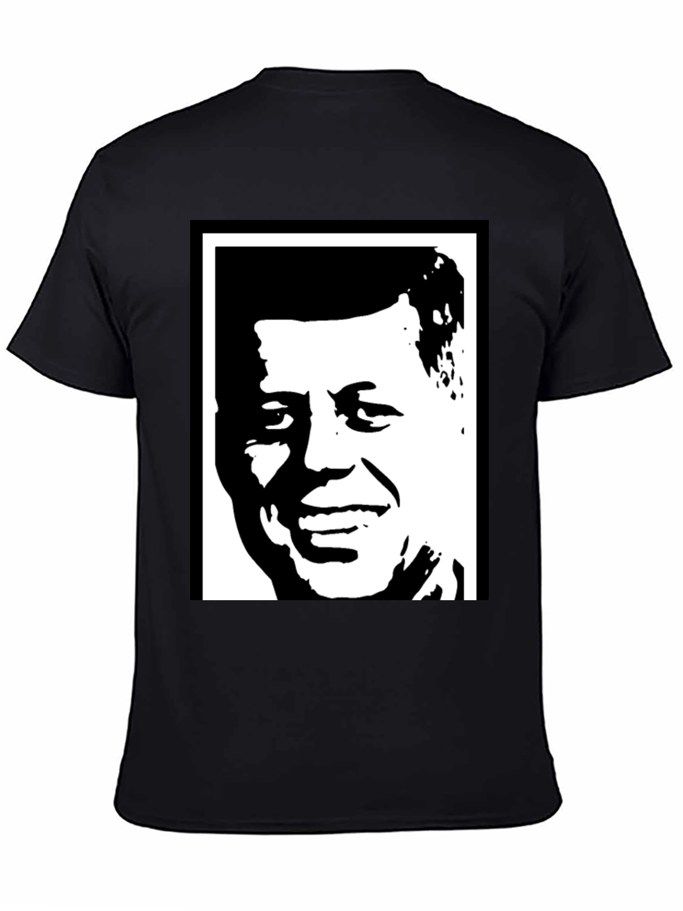 Kennedy Portrait Graphic Tee - Black