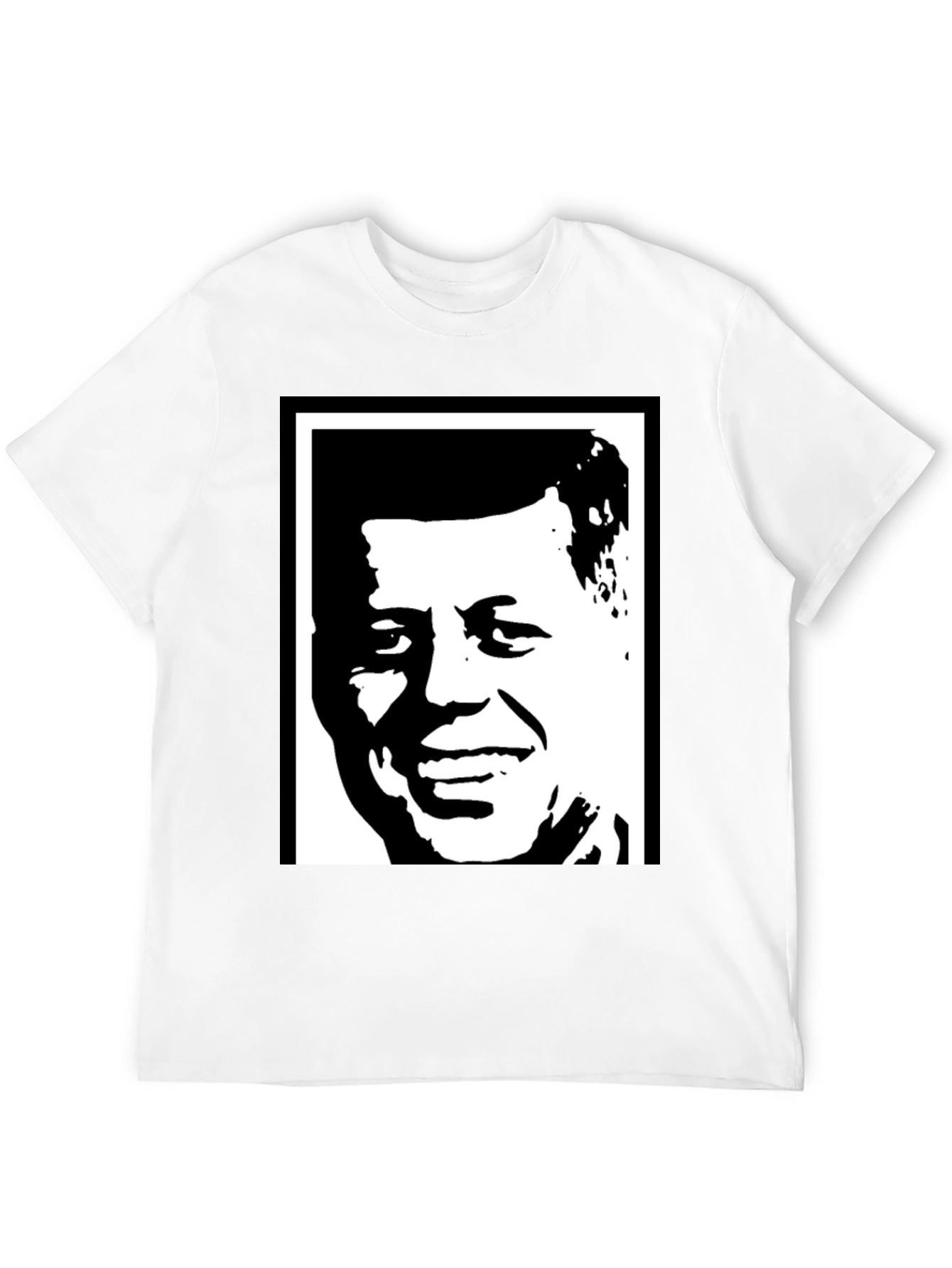 Kennedy Portrait Graphic Tee - Black