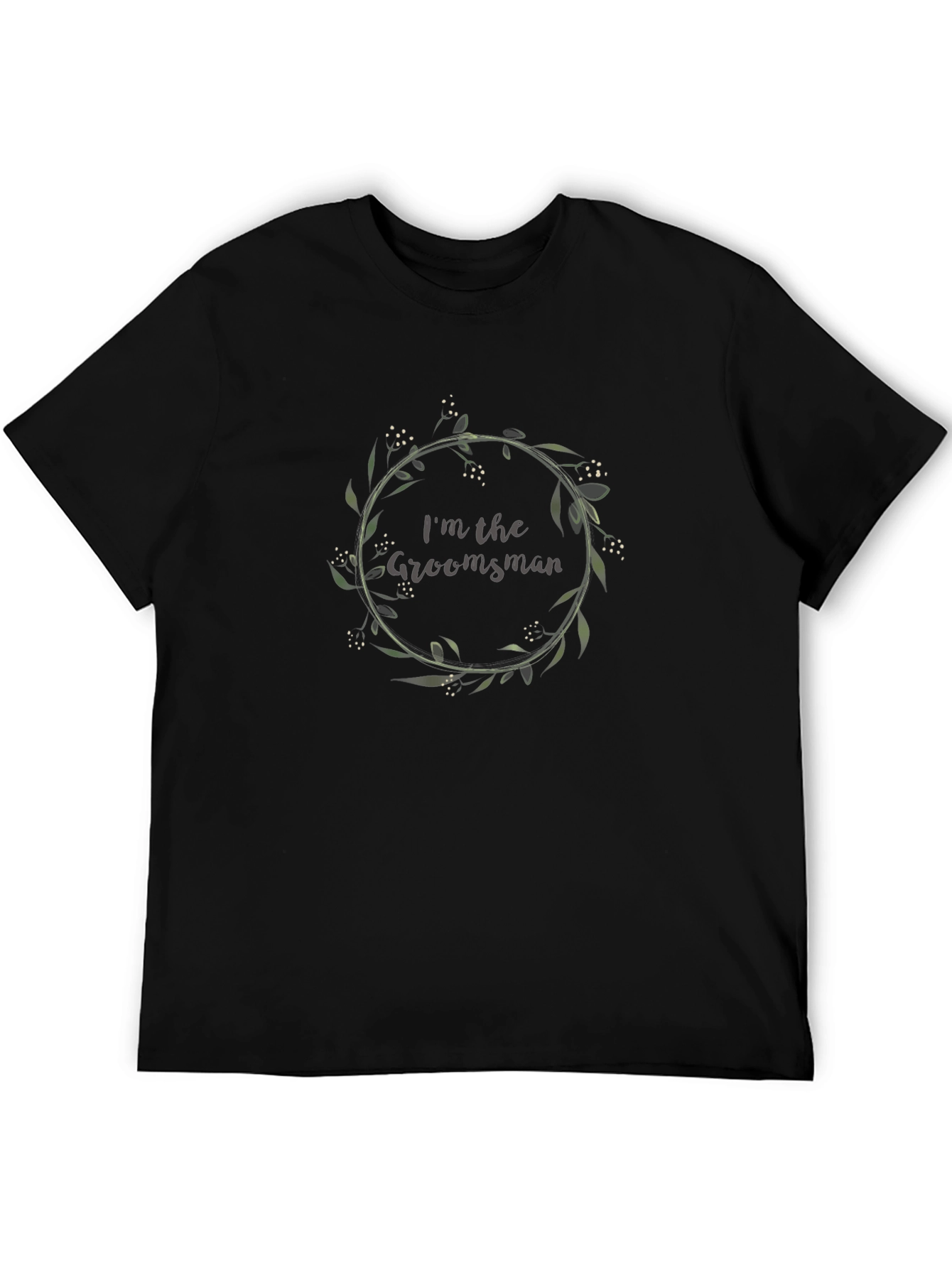 Groomsman Crew Neck Graphic Tee