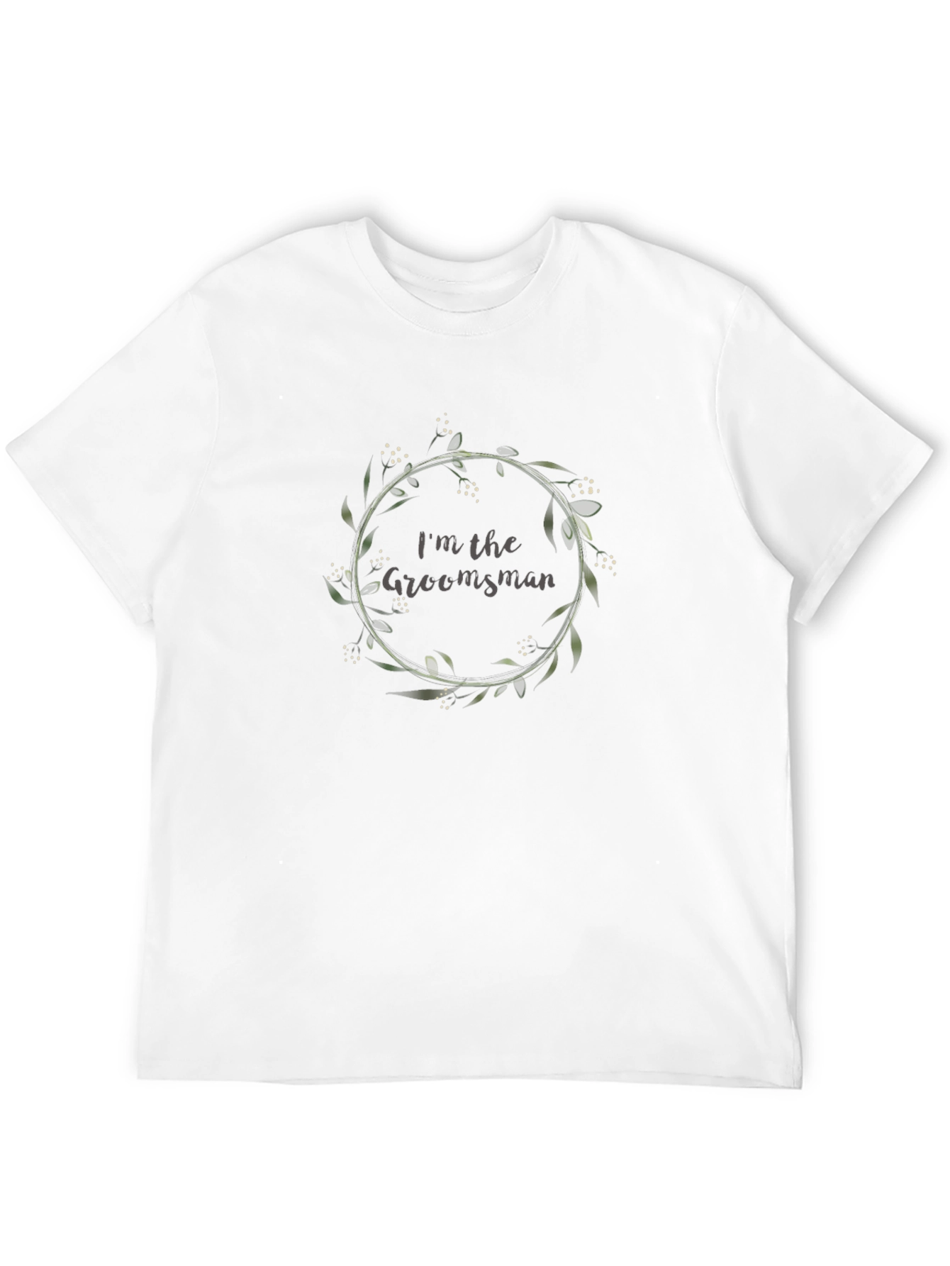 Groomsman Crew Neck Graphic Tee