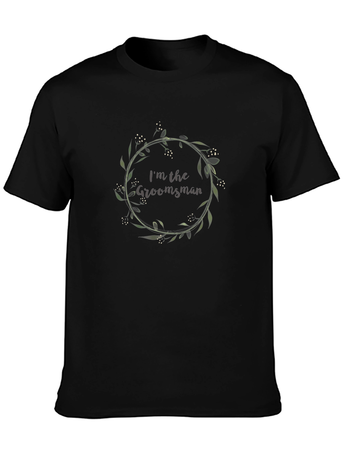 Groomsman Crew Neck Graphic Tee