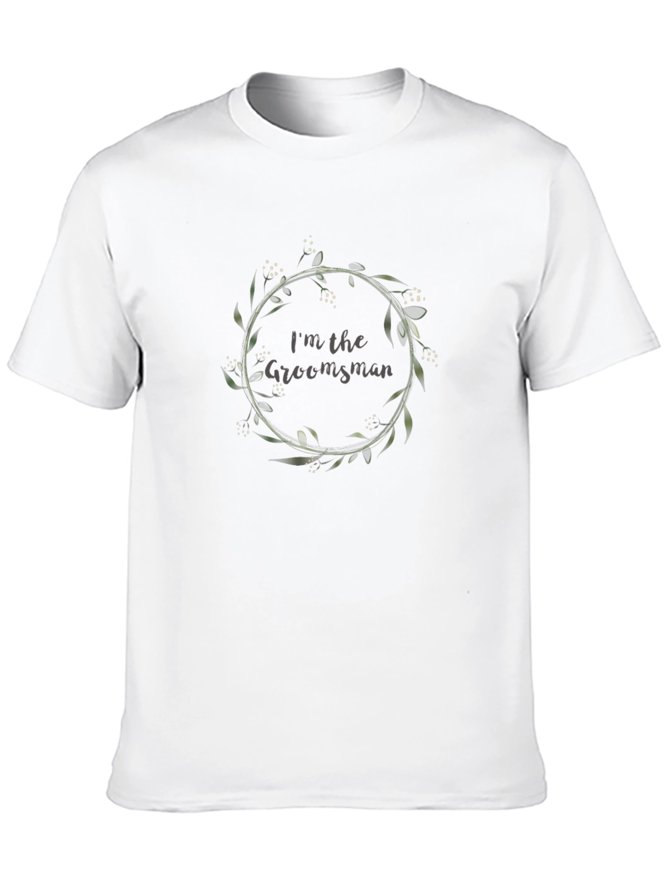 Groomsman Crew Neck Graphic Tee