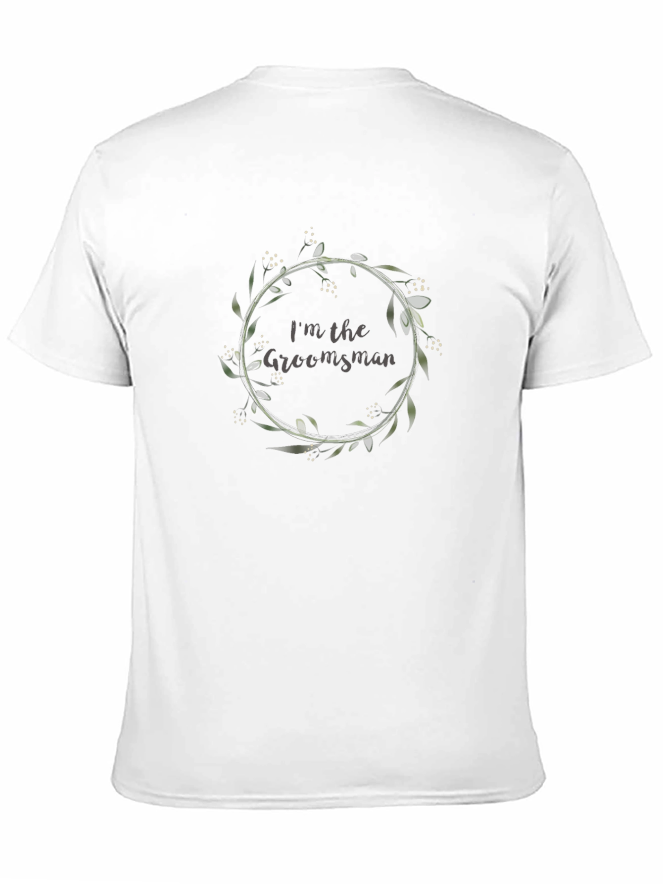 Groomsman Crew Neck Graphic Tee