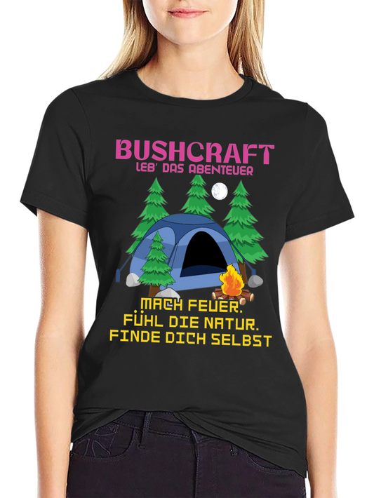 Bushcraft Adventure T-Shirt: Nature Camping Design