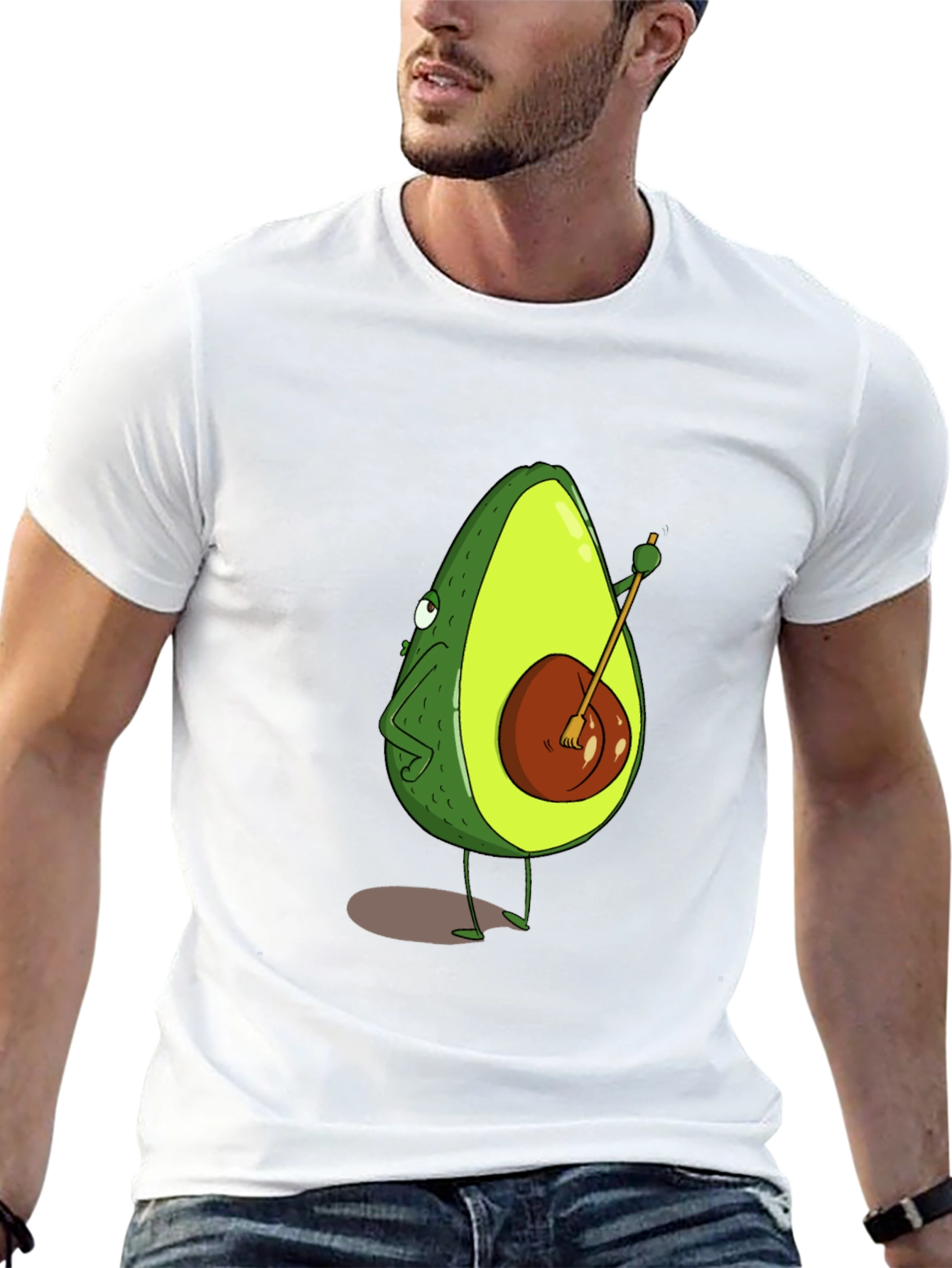 Avocado Banjo Black T-Shirt Unisex