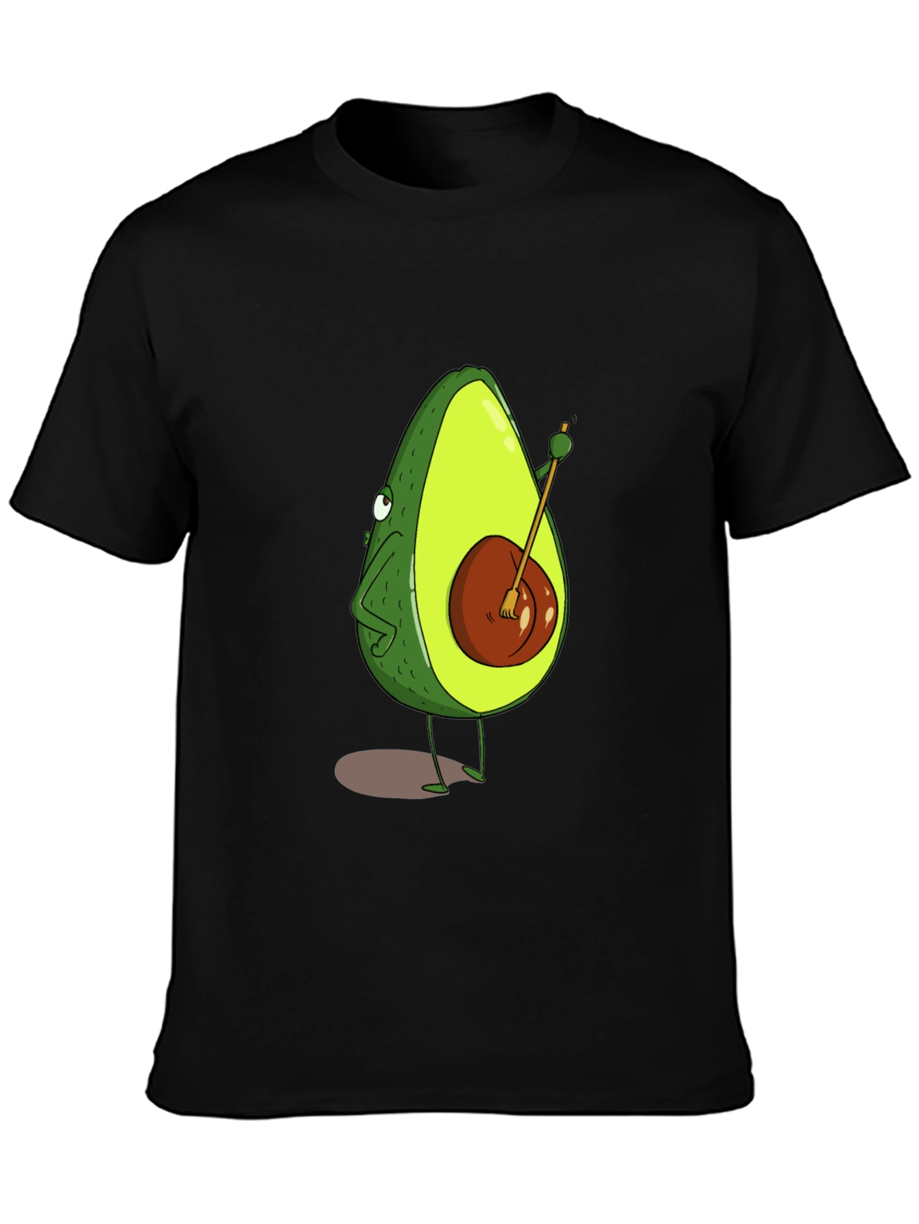 Avocado Banjo Black T-Shirt Unisex