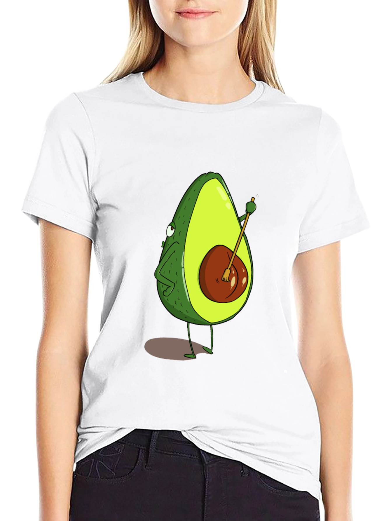 Avocado Banjo Black T-Shirt Unisex