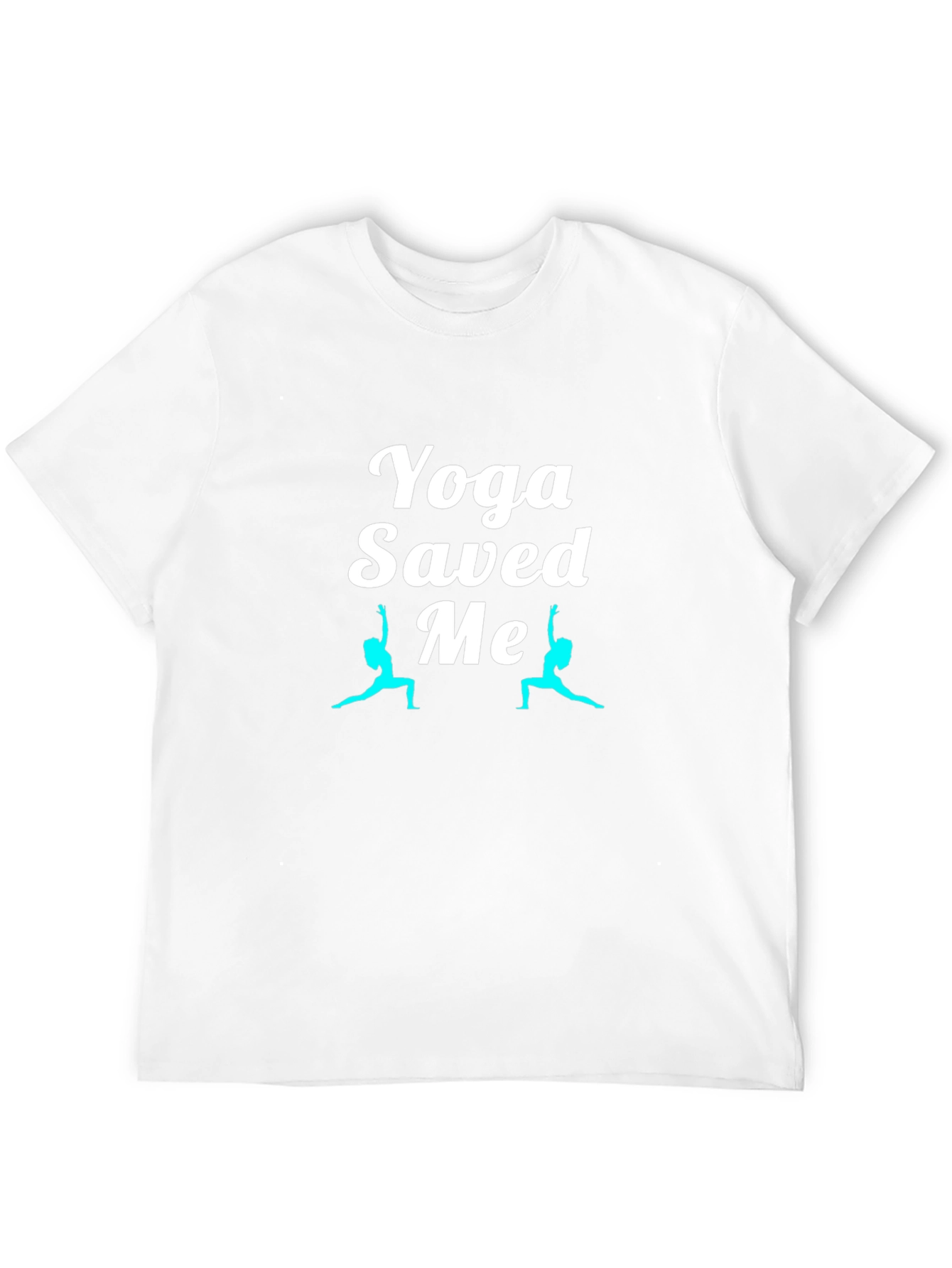 Yoga Saved Me Black T-Shirt
