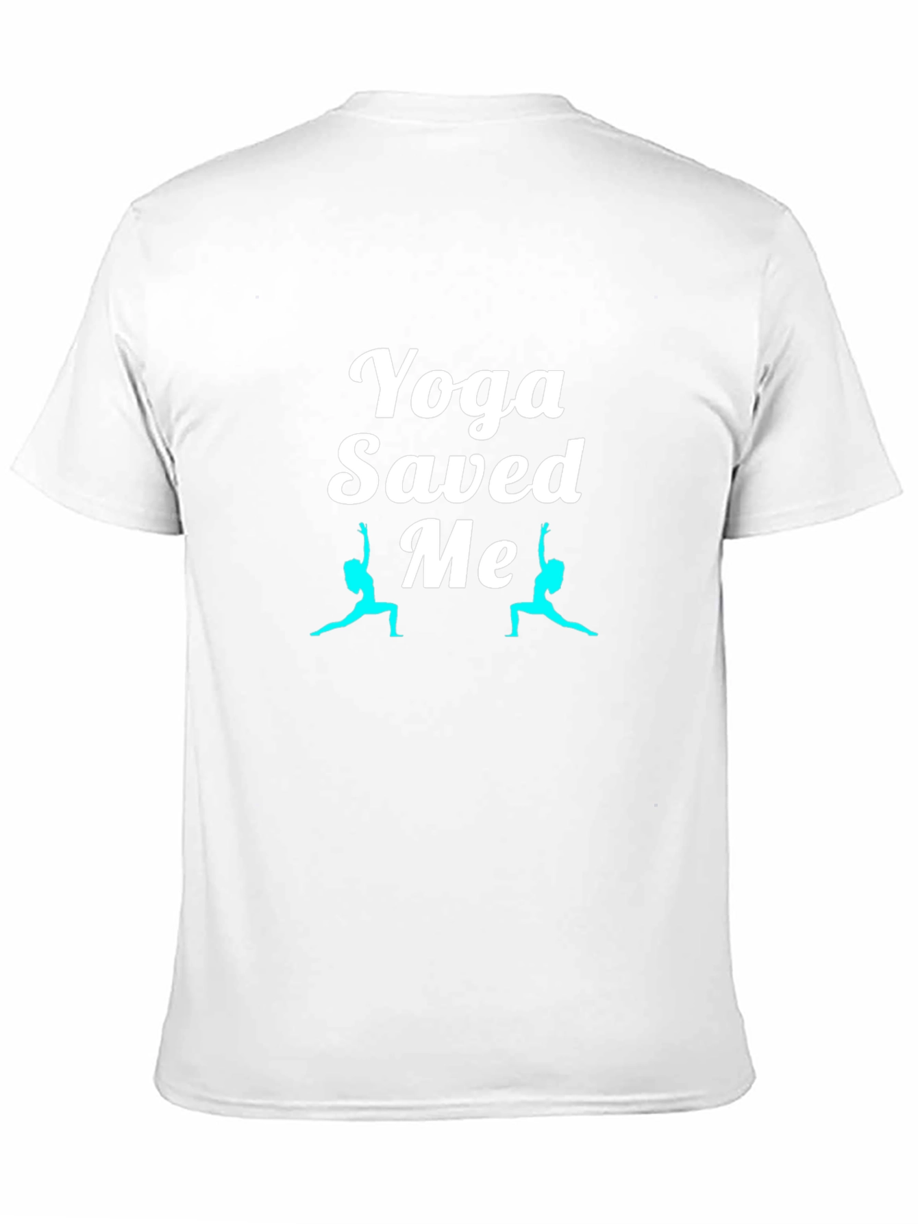 Yoga Saved Me Black T-Shirt