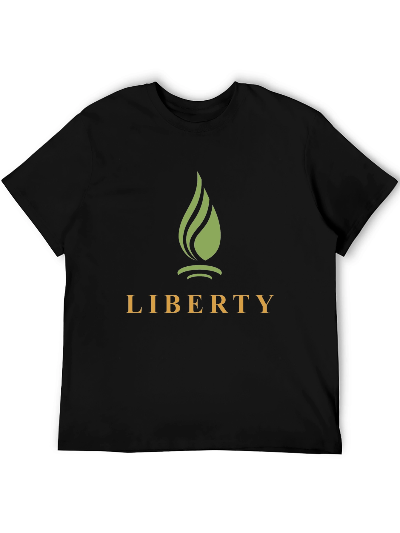 Liberty Flame Graphic T-Shirt - Black
